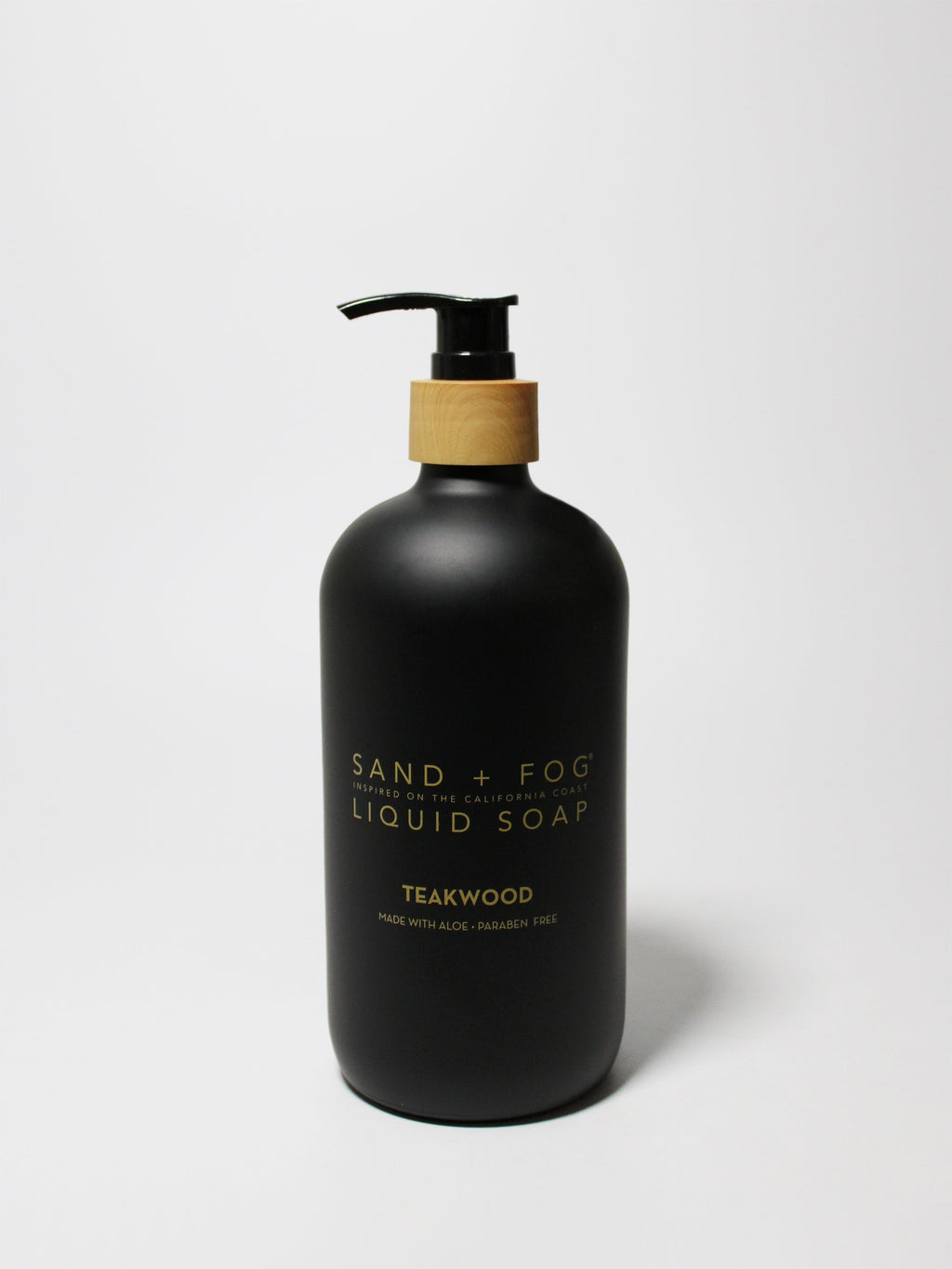 Teakwood 15.7 oz Liquid Hand Soap | Shop Sand + Fog