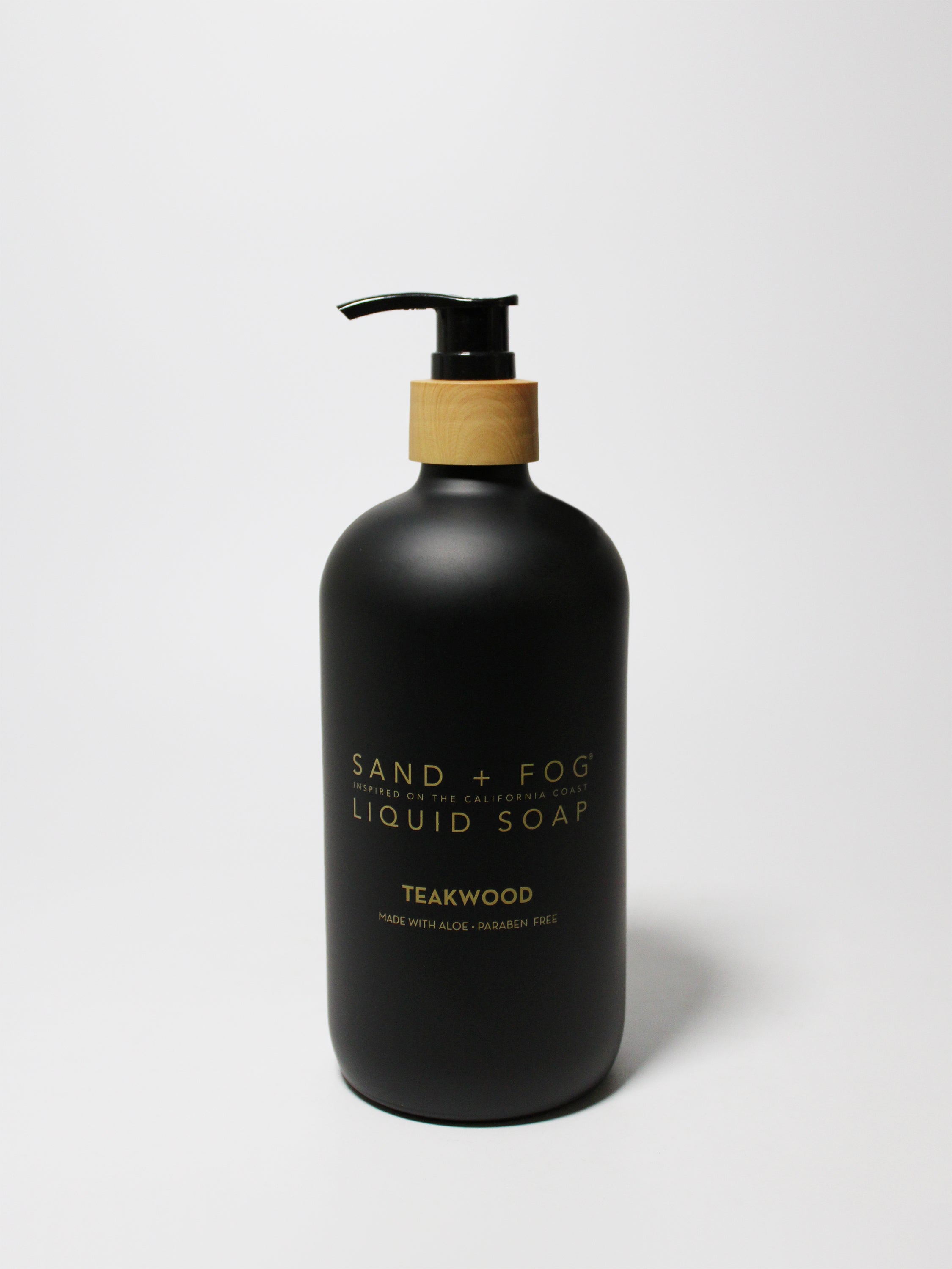 Teakwood 15.7 oz Liquid Hand Soap | Shop Sand + Fog