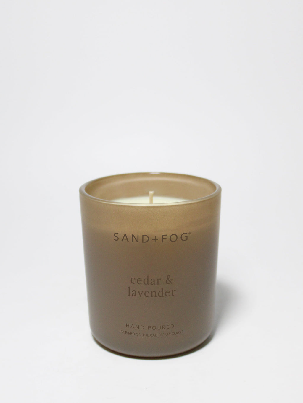 Cedar & Lavender 10 oz scented candle | Shop Sand + Fog