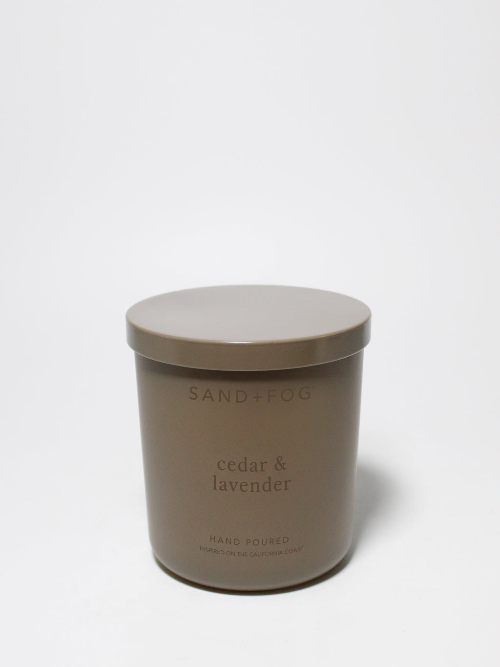 Cedar & Lavender 10 oz scented candle | Shop Sand + Fog
