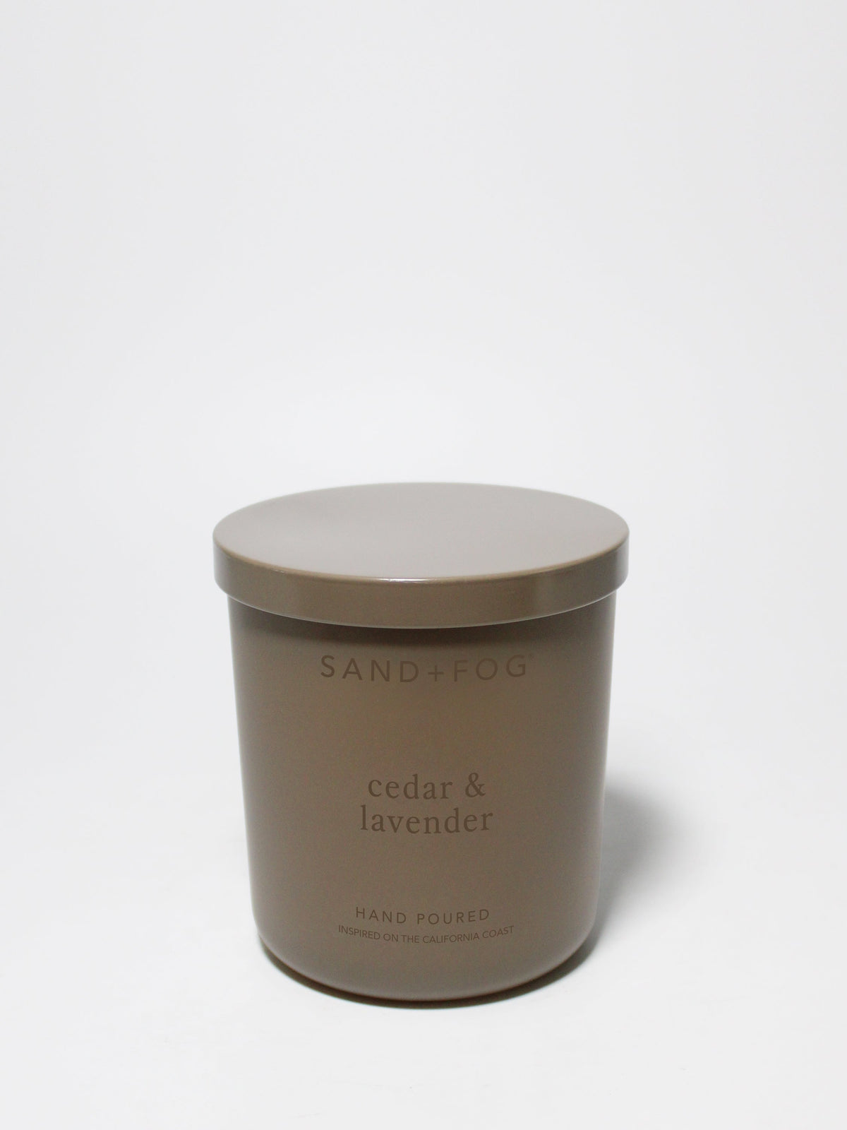 Cedar & Lavender 10 oz scented candle | Shop Sand + Fog