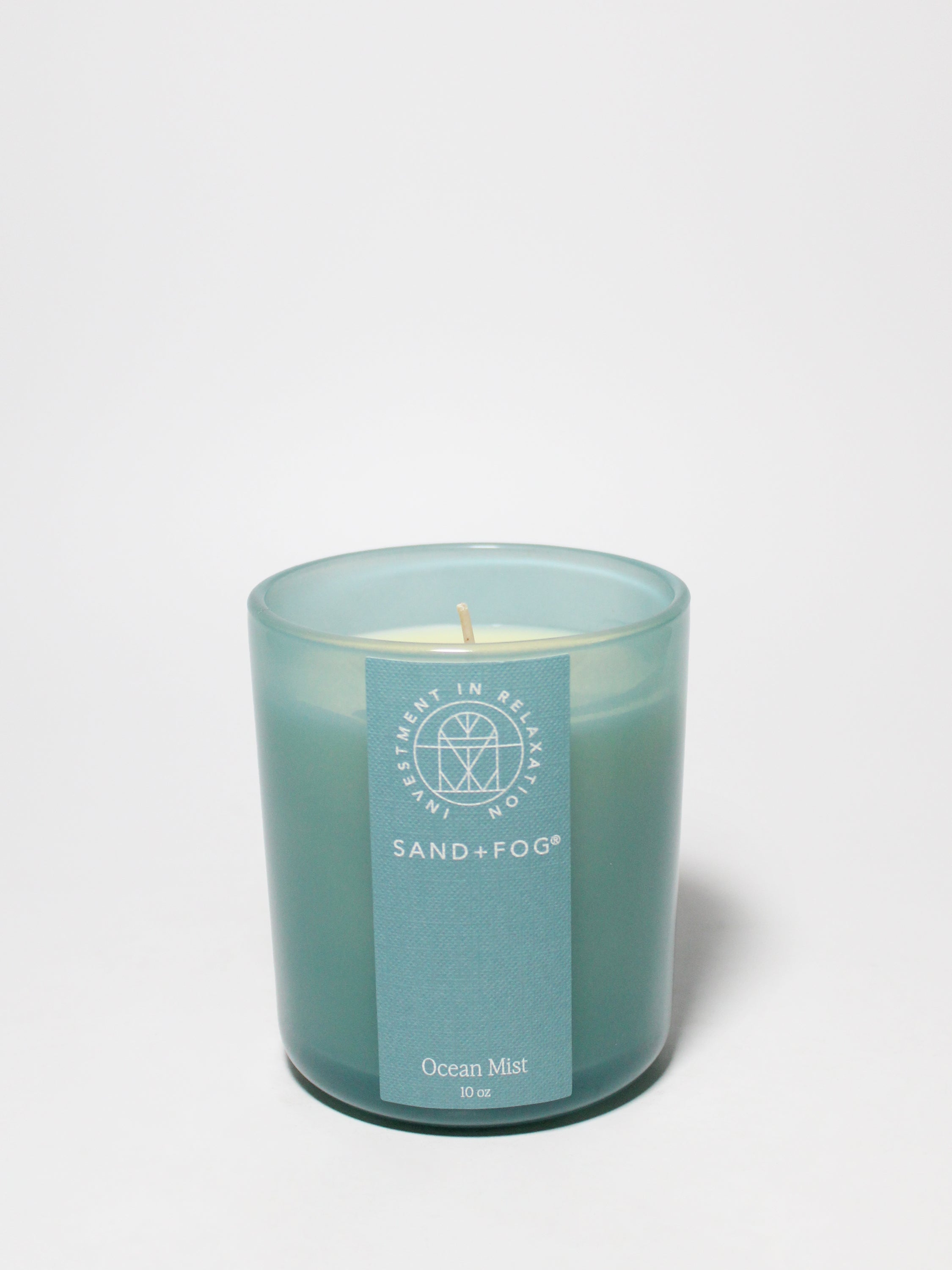 Ocean Mist 10 oz scented candle | Shop Sand + Fog