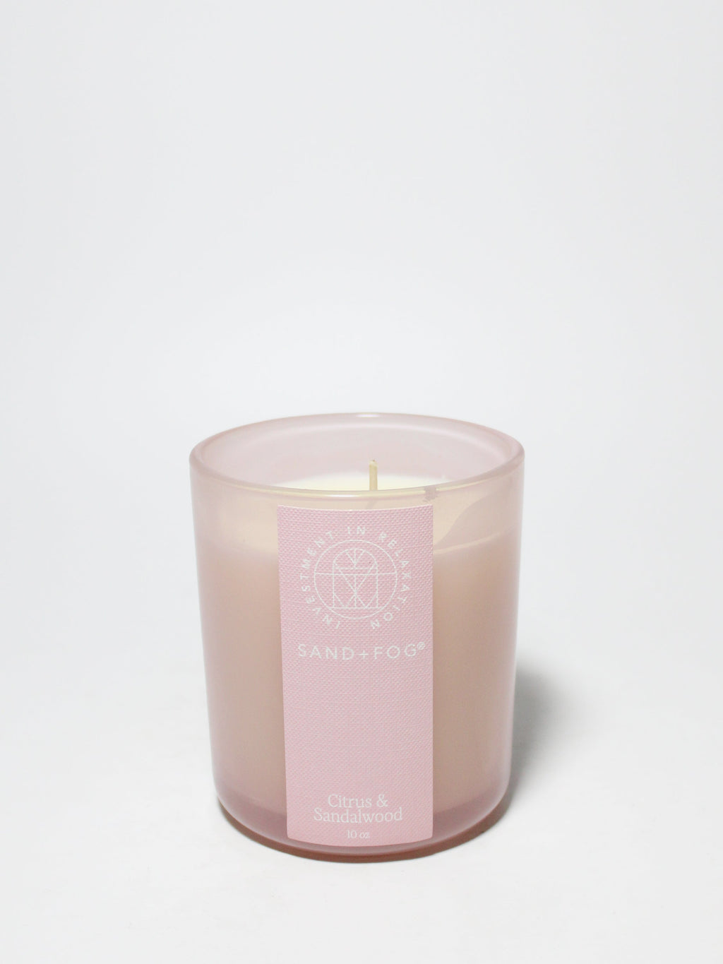 Citrus & Sandalwood 10 oz scented candle | Shop Sand + Fog