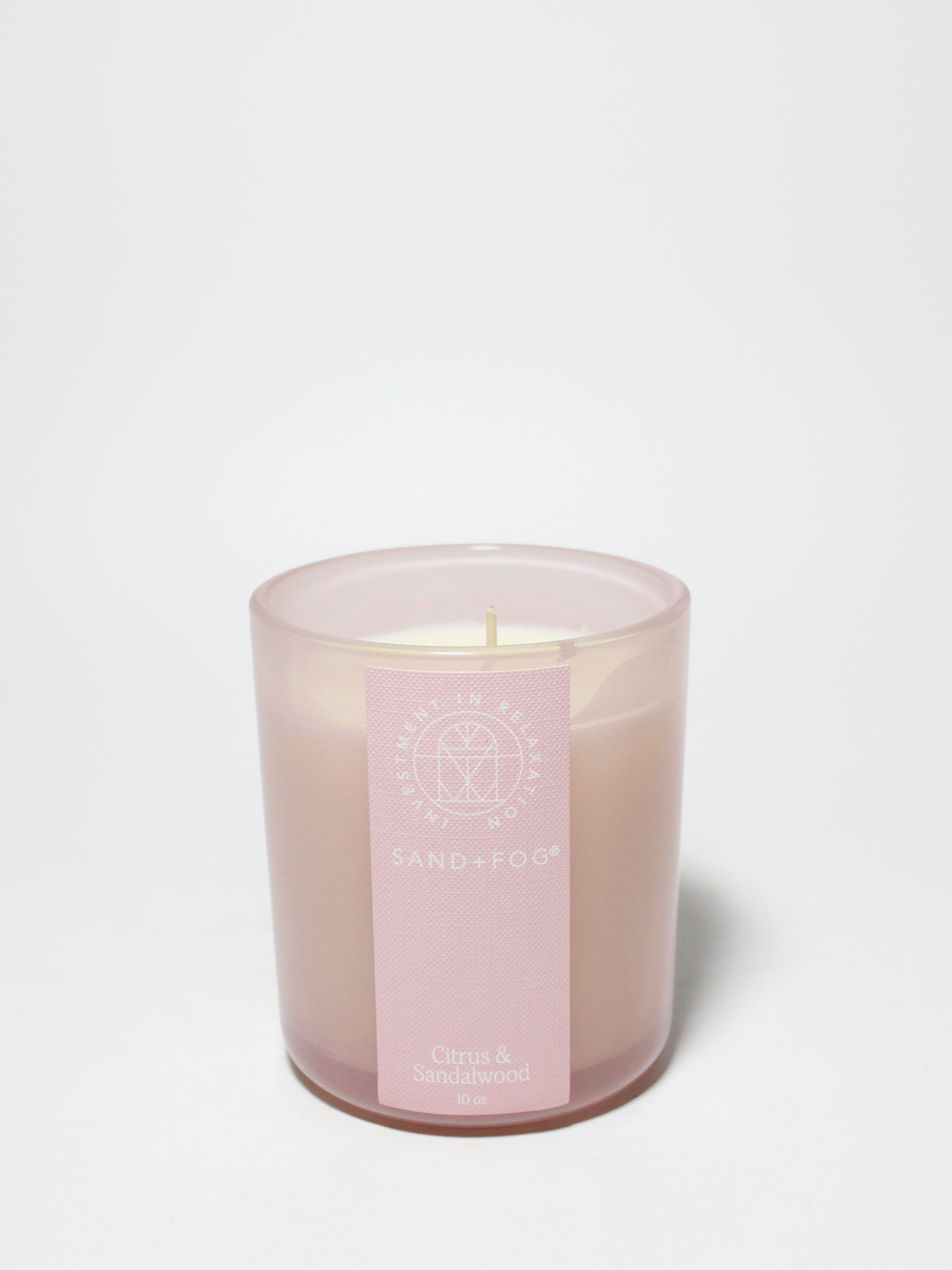 Citrus & Sandalwood 10 oz scented candle | Shop Sand + Fog