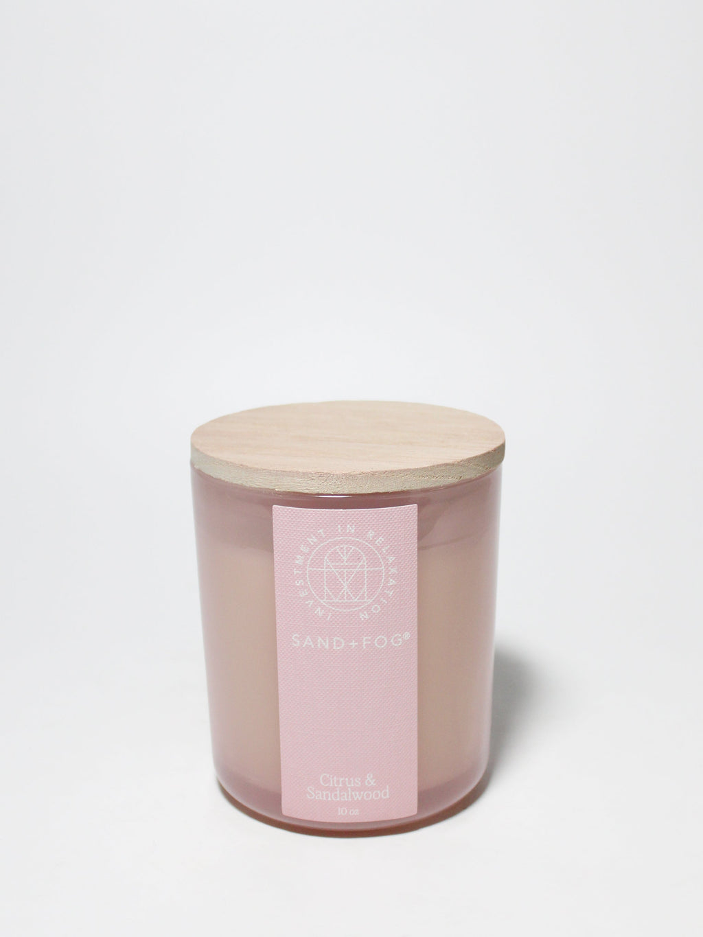 Citrus & Sandalwood 10 oz scented candle | Shop Sand + Fog