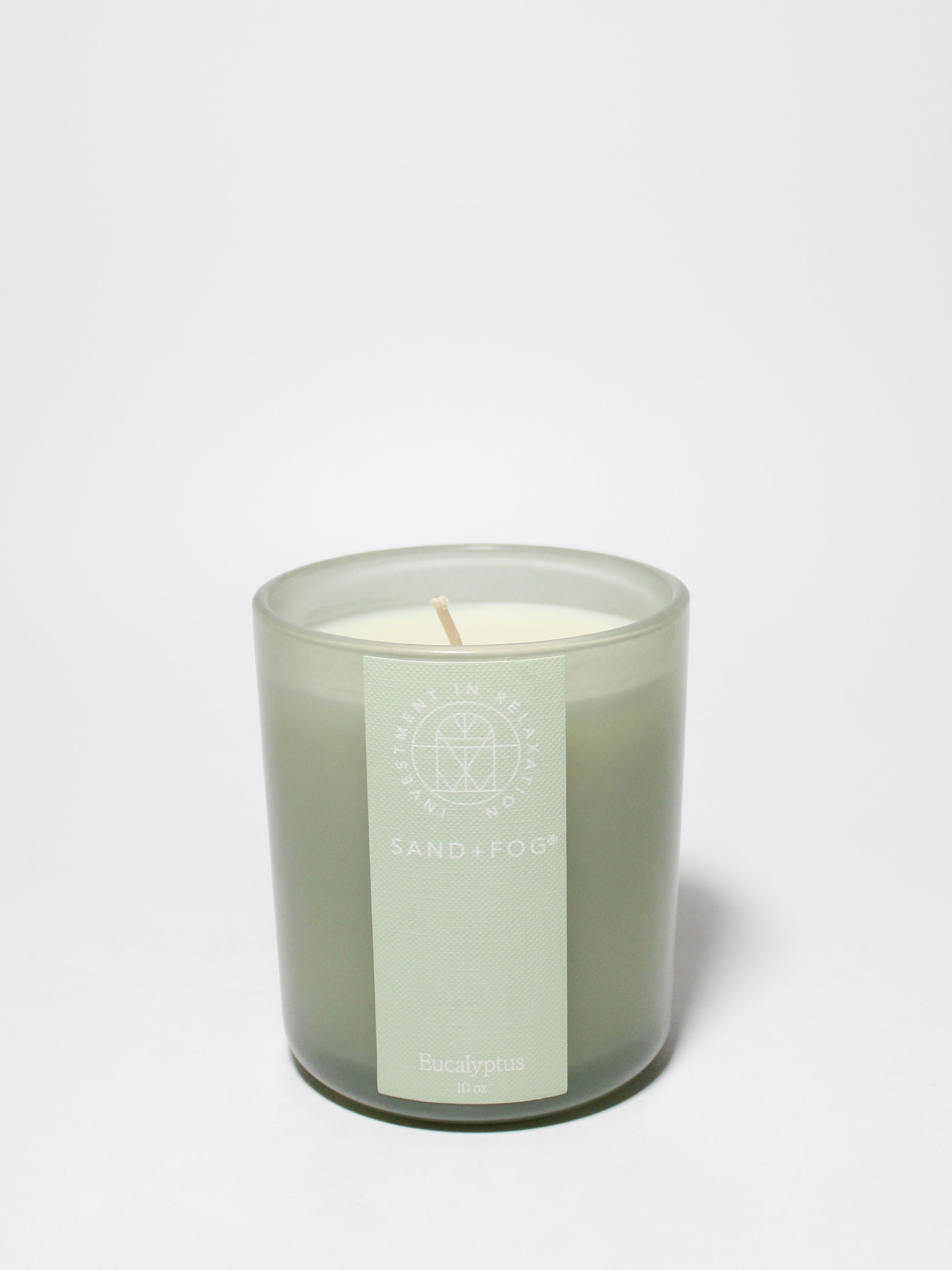 Eucalyptus 10 oz scented candle | Shop Sand + Fog