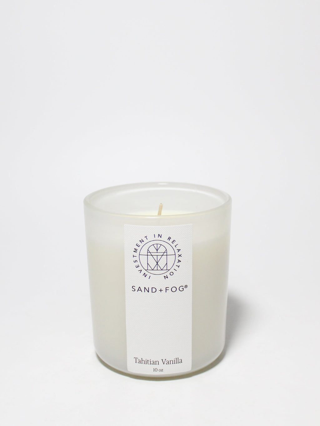 Tahitian Vanilla 10 oz scented candle | Shop Sand + Fog