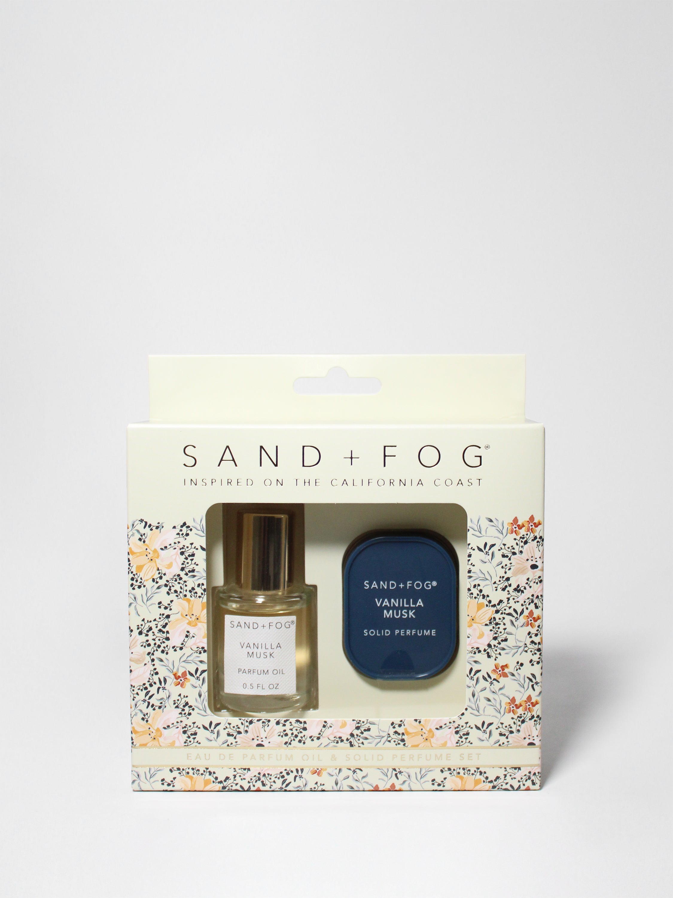 Perfume Oil Rollerball and Solid Perfume Set - Vanilla Musk | Shop Sand + Fog