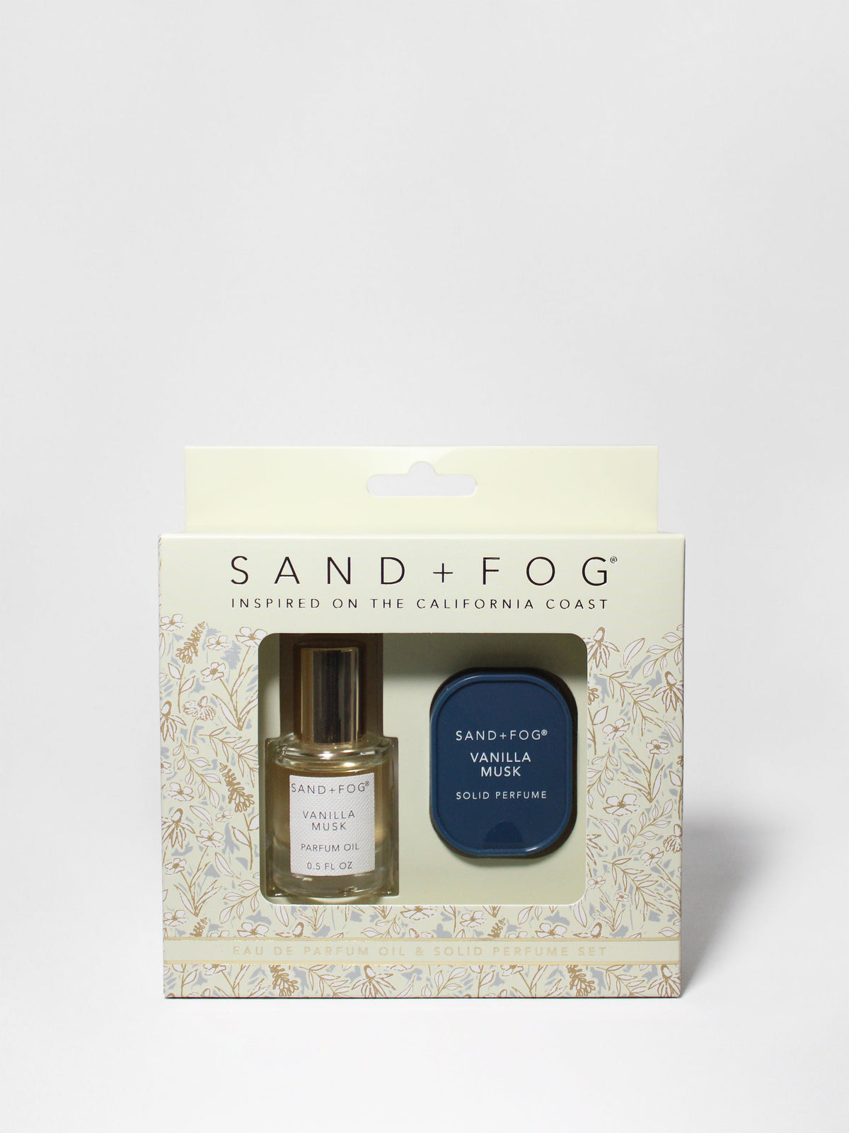 Perfume Oil Rollerball and Solid Perfume Set - Vanilla Musk | Shop Sand + Fog