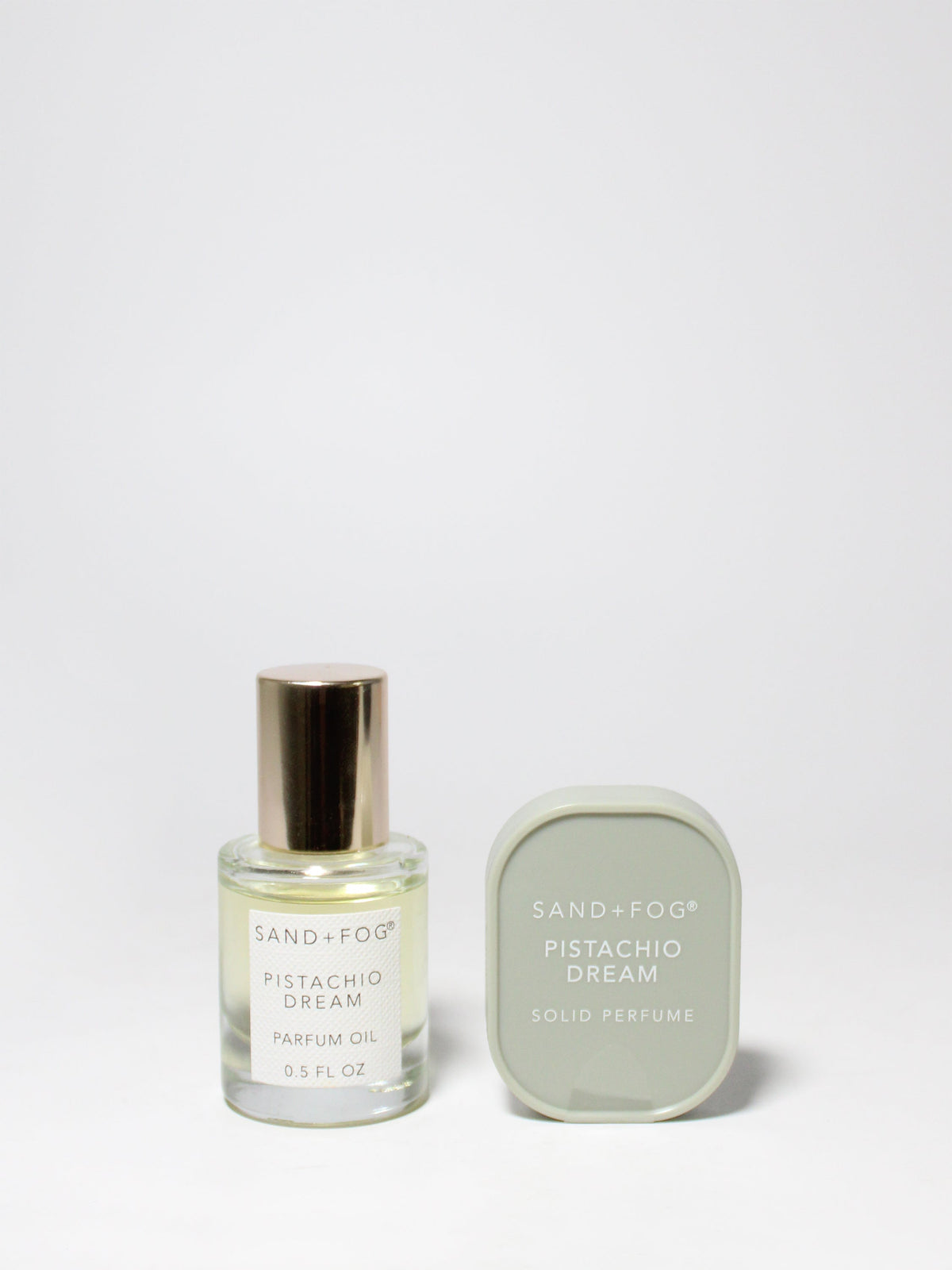 Perfume Oil Rollerball and Solid Perfume Set - Pistachio Dream | Shop Sand + Fog