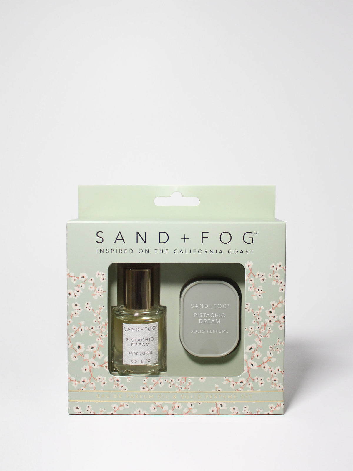 Perfume Oil Rollerball and Solid Perfume Set - Pistachio Dream | Shop Sand + Fog
