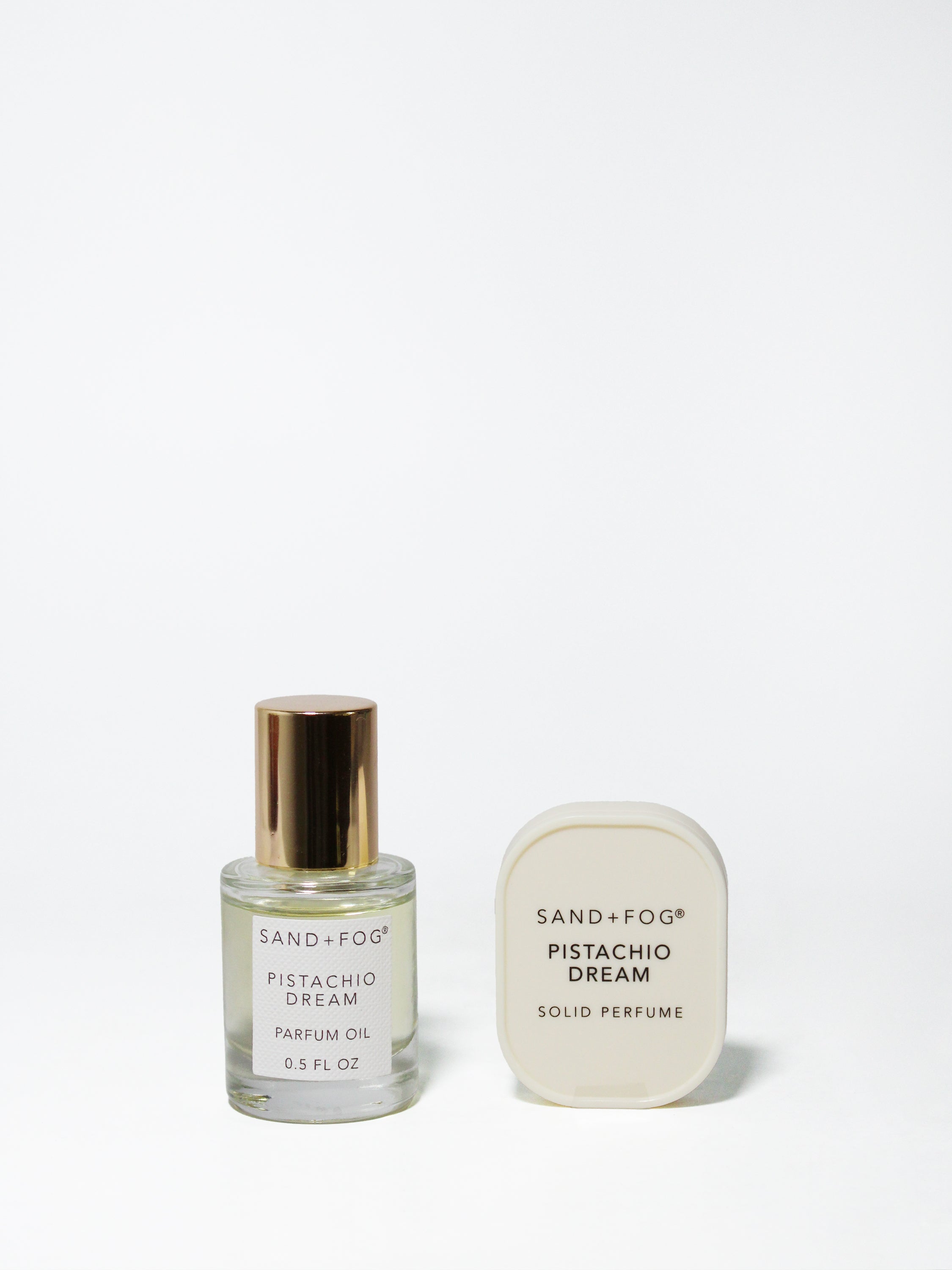 Perfume Oil Rollerball and Solid Perfume Set - Pistachio Dream | Shop Sand + Fog