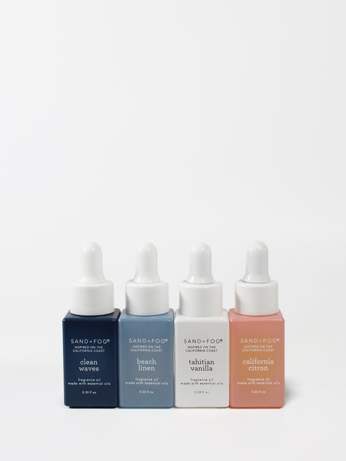 4 Pack of 10 ml Fragrance Diffuser Oils | Shop Sand + Fog