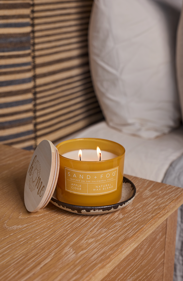 Apple Cider 12 oz scented candle | Shop Sand + Fog