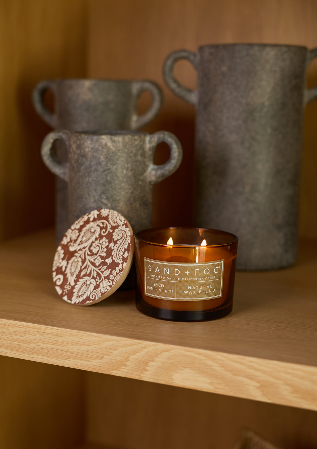 Spiced Pumpkin Latte 12 oz scented candle | Shop Sand + Fog