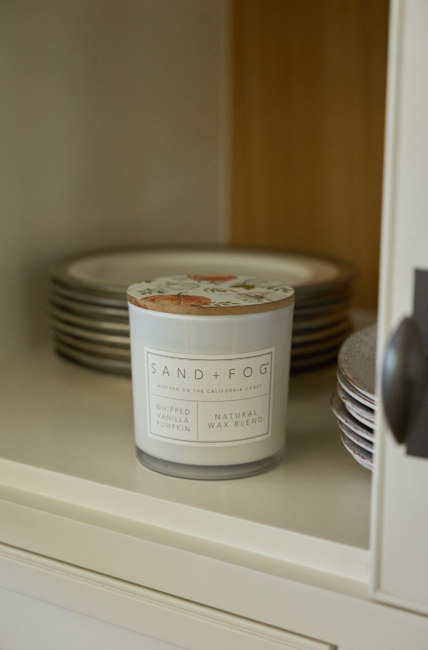 Whipped Vanilla Pumpkin 21 oz scented candle | Shop Sand + Fog