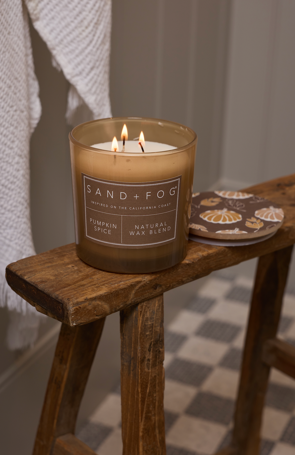 Pumpkin Spice 21 oz scented candle | Shop Sand + Fog