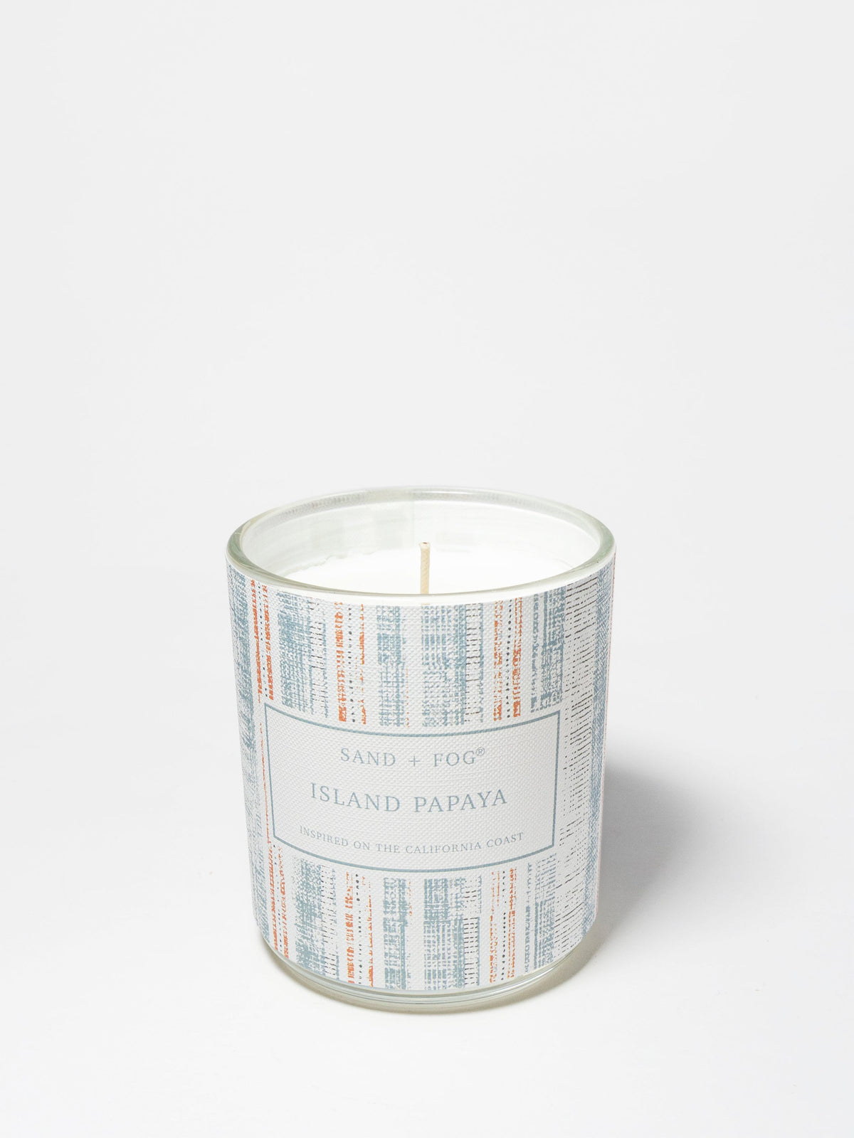 Island Papaya 10 oz scented candle | Shop Sand + Fog