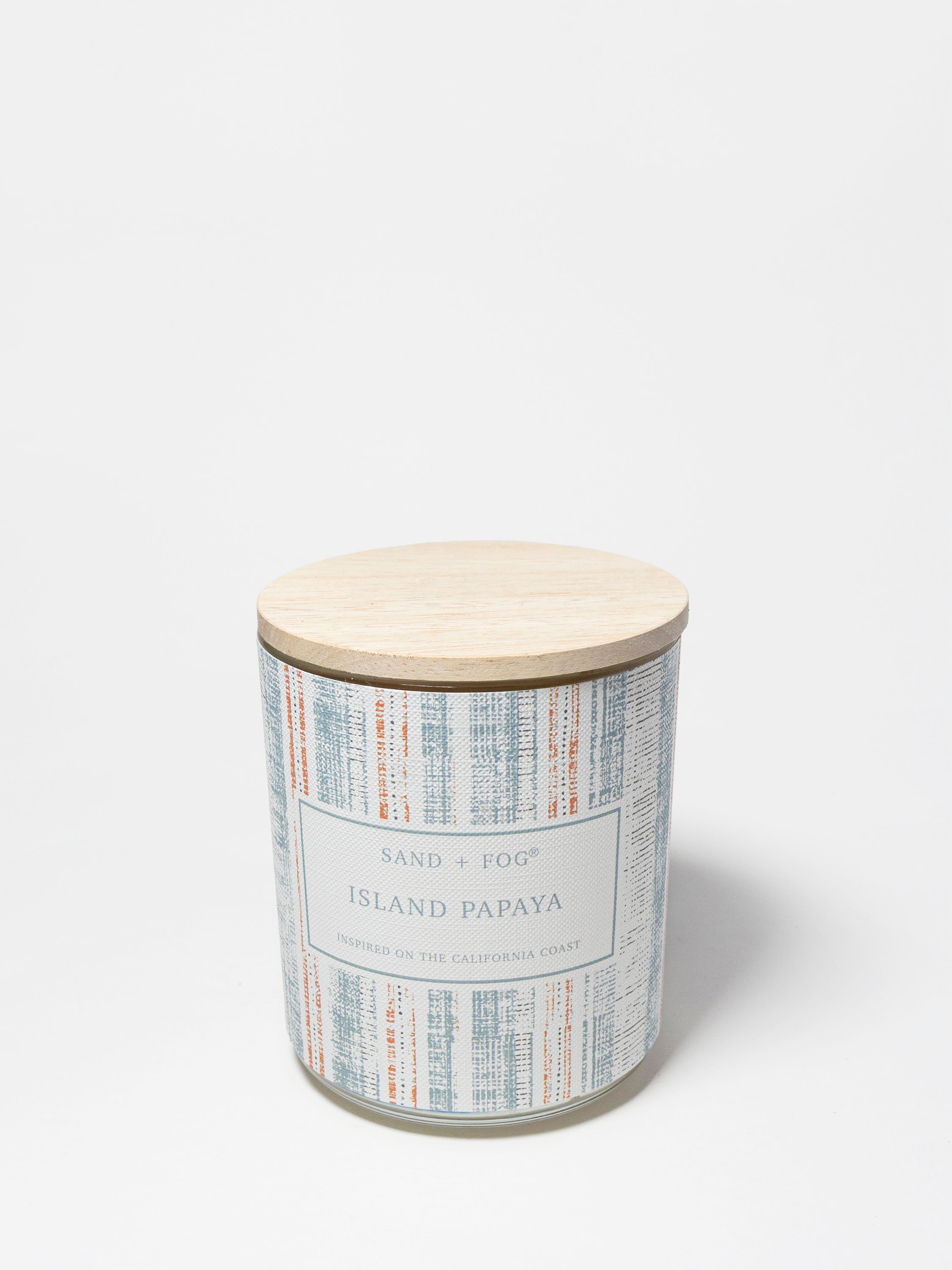 Island Papaya 10 oz scented candle | Shop Sand + Fog