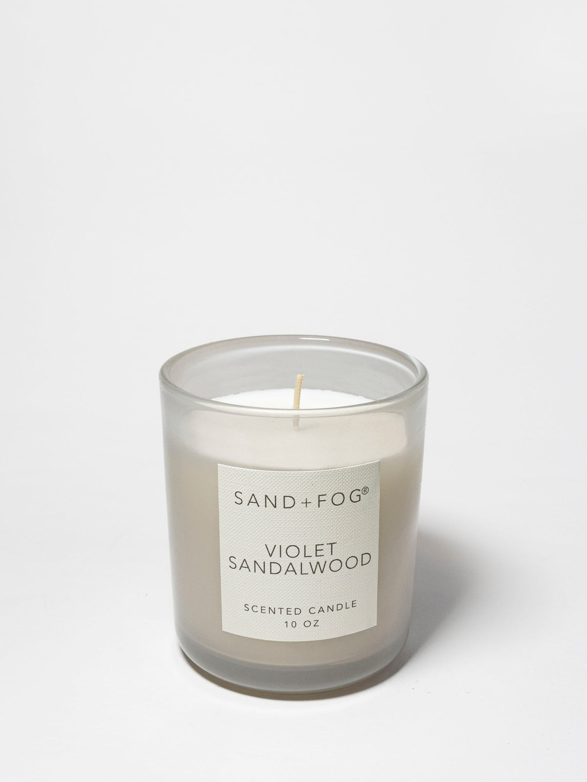 Violet Sandalwood 10 oz scented candle | Shop Sand + Fog