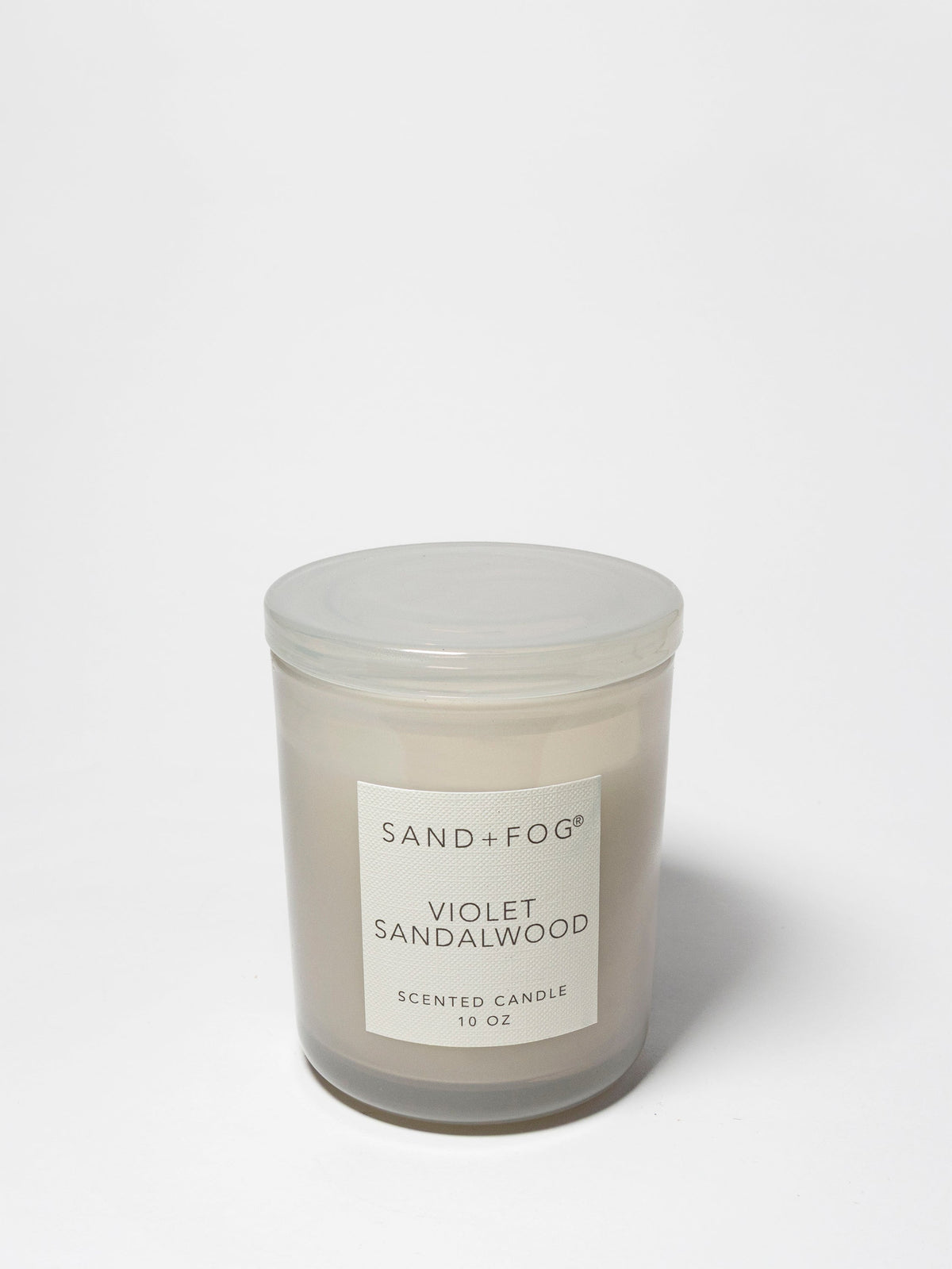 Violet Sandalwood 10 oz scented candle | Shop Sand + Fog