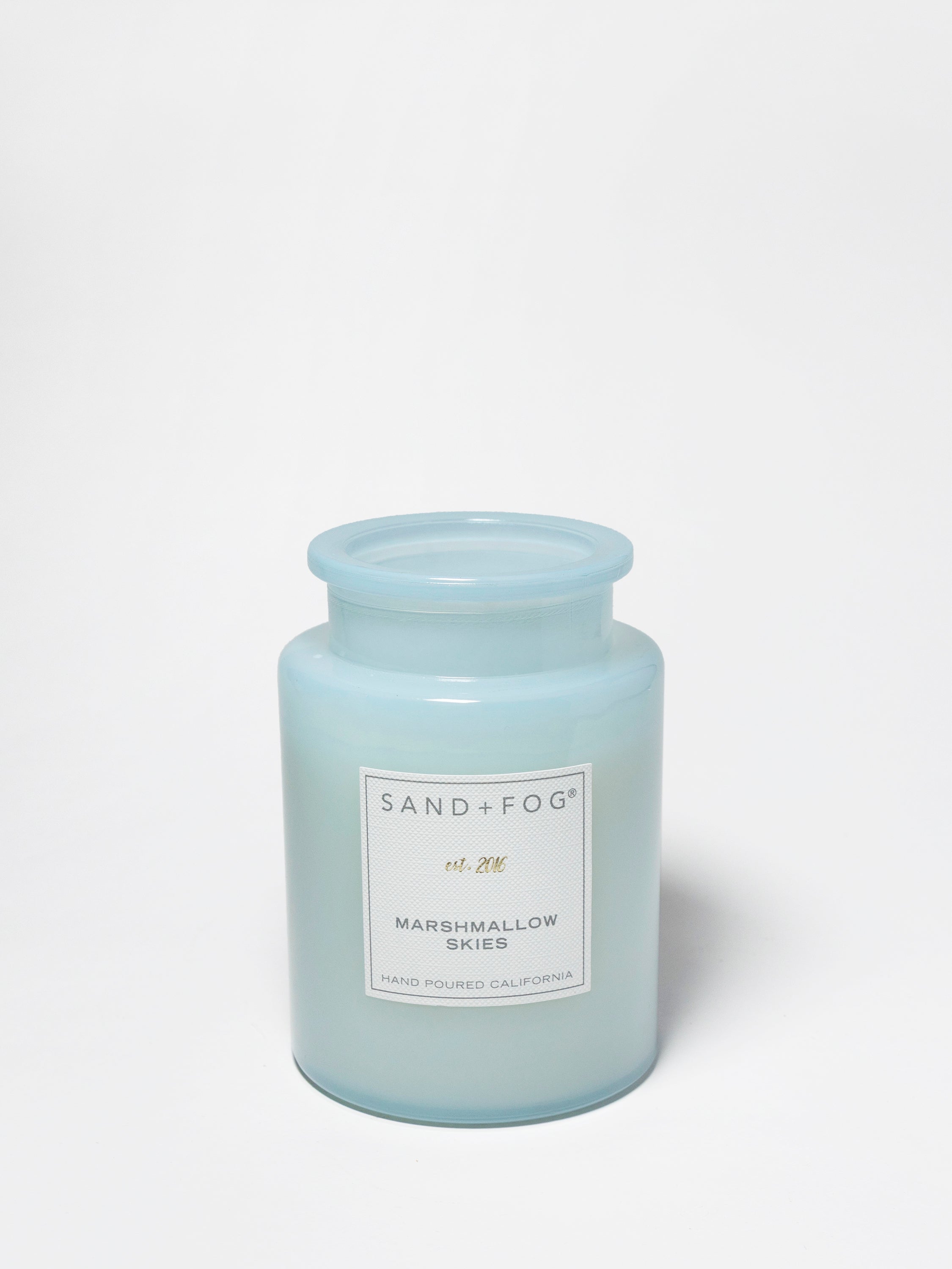 Marshmallow Skies 12 oz scented candle | Shop Sand + Fog