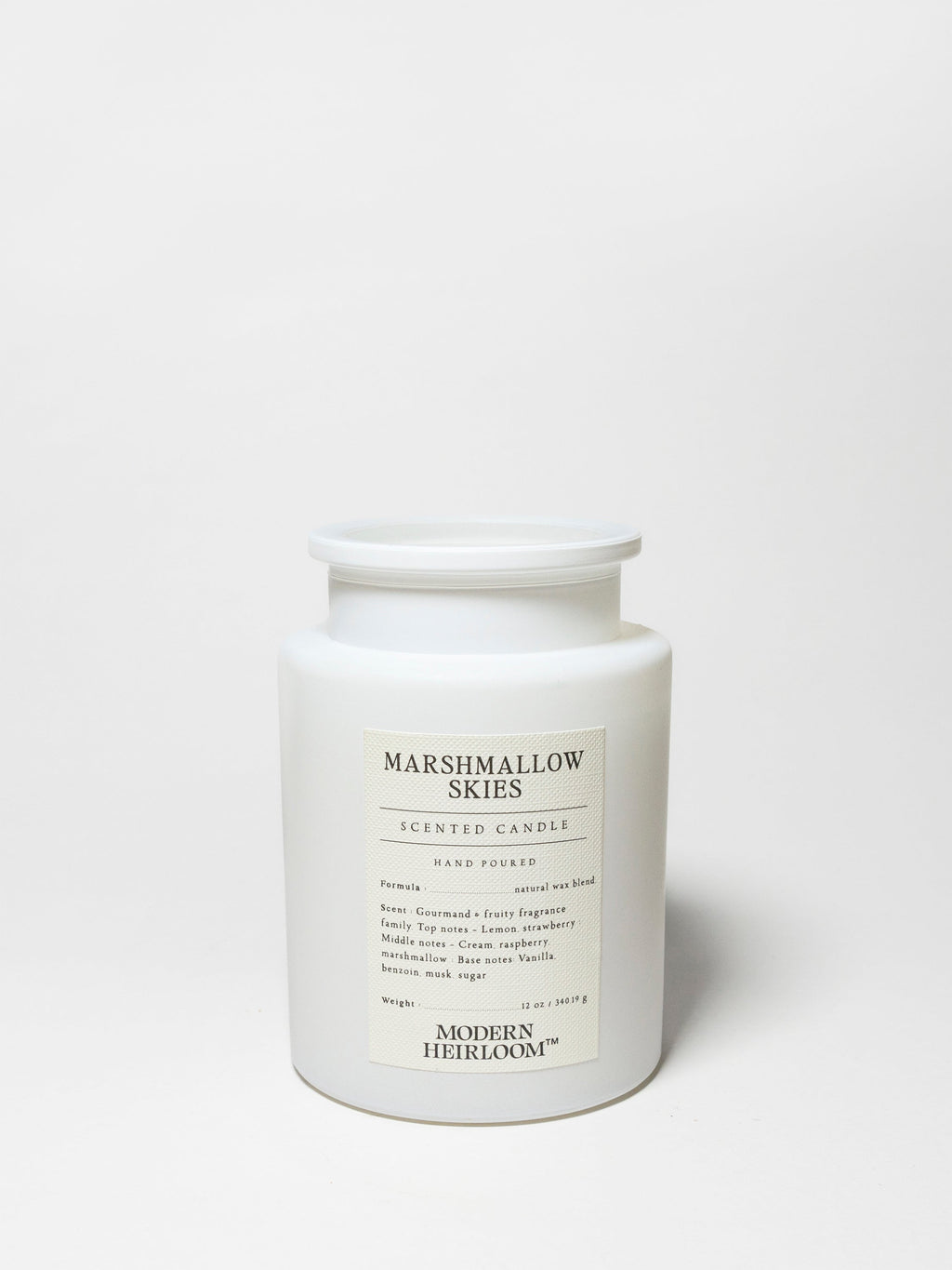 Marshmallow Skies 12 oz scented candle | Shop Modern Heirloom