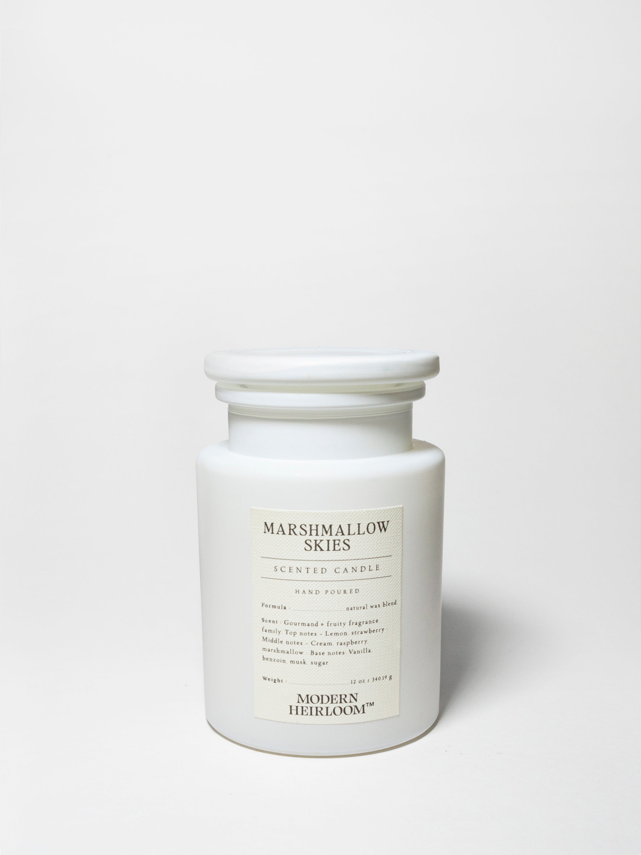 Marshmallow Skies 12 oz scented candle | Shop Modern Heirloom