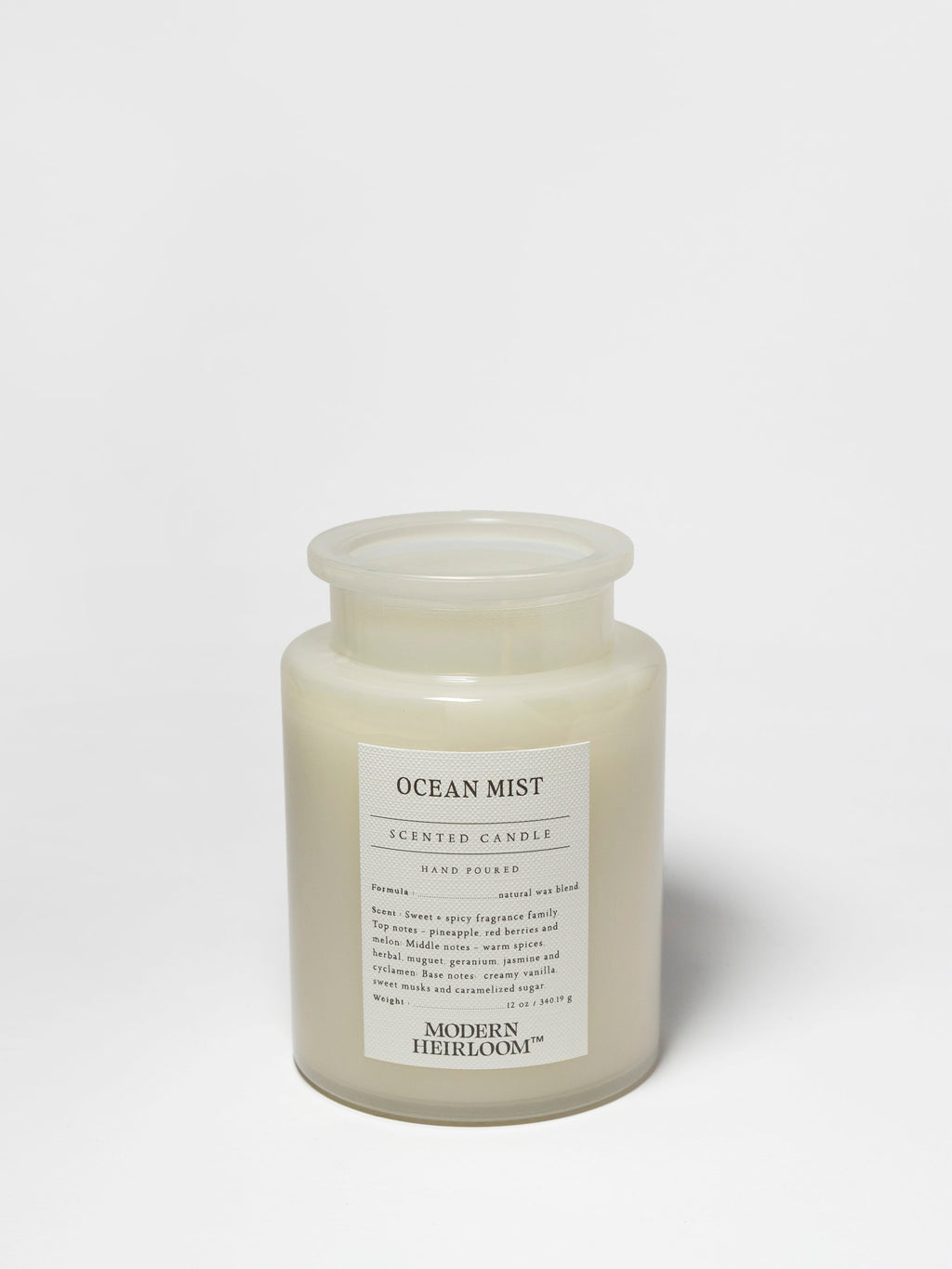 Ocean Mist 12 oz scented candle | Shop Modern Heirloom