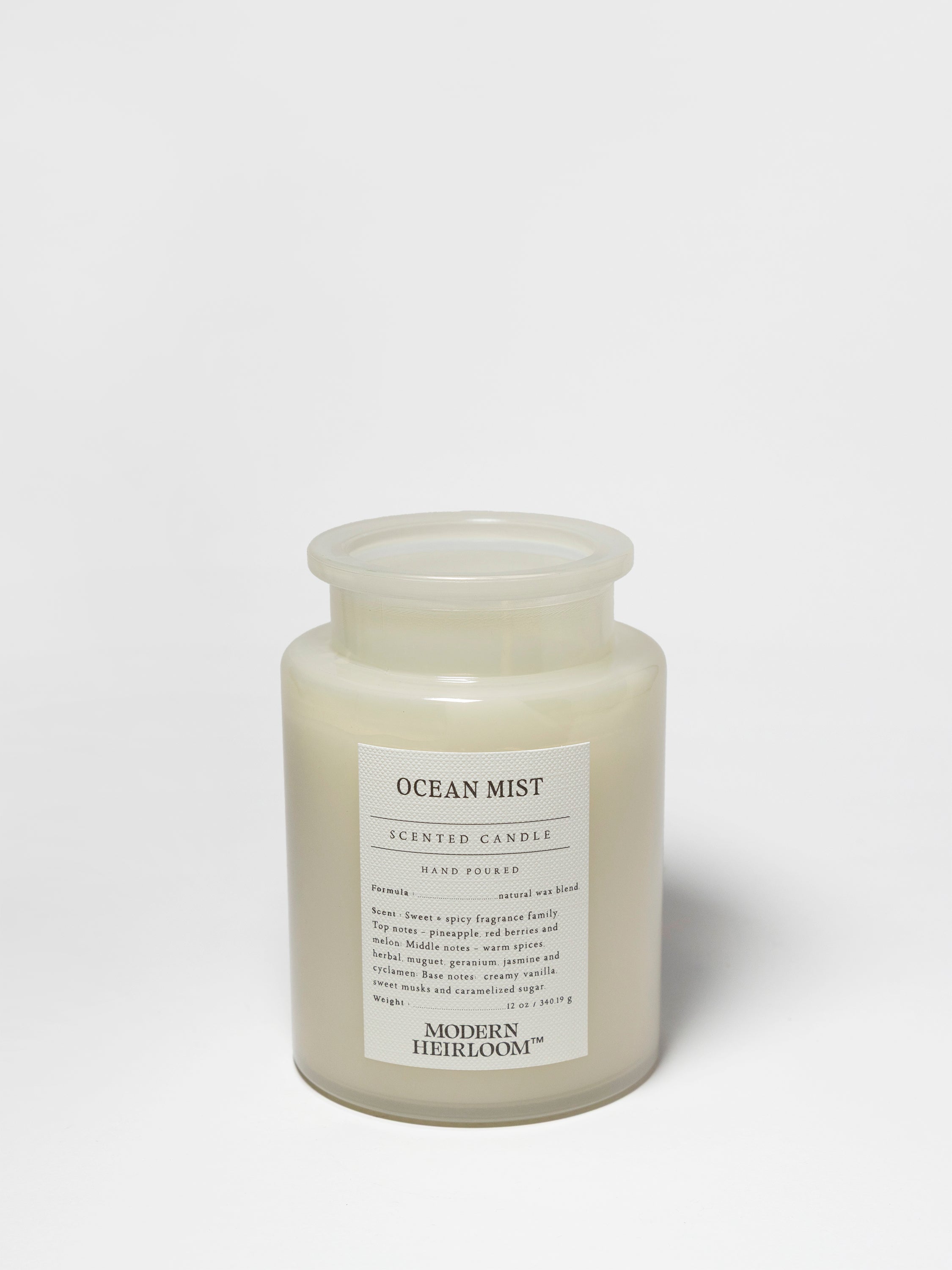Ocean Mist 12 oz scented candle | Shop Modern Heirloom