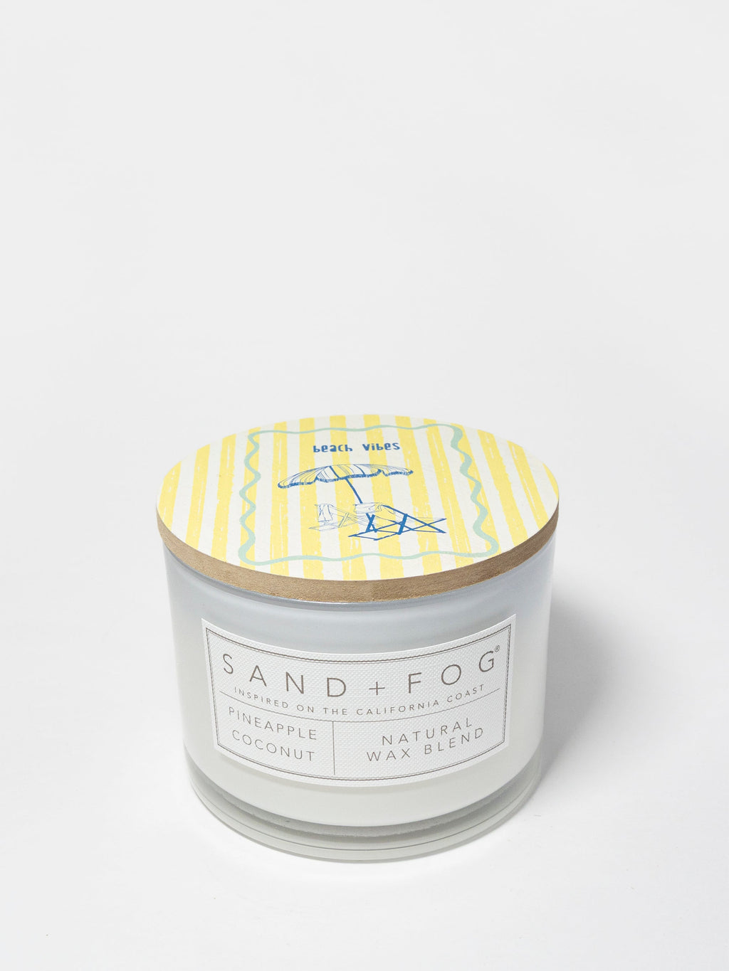 Pineapple Coconut 12 oz scented candle | Shop Sand + Fog