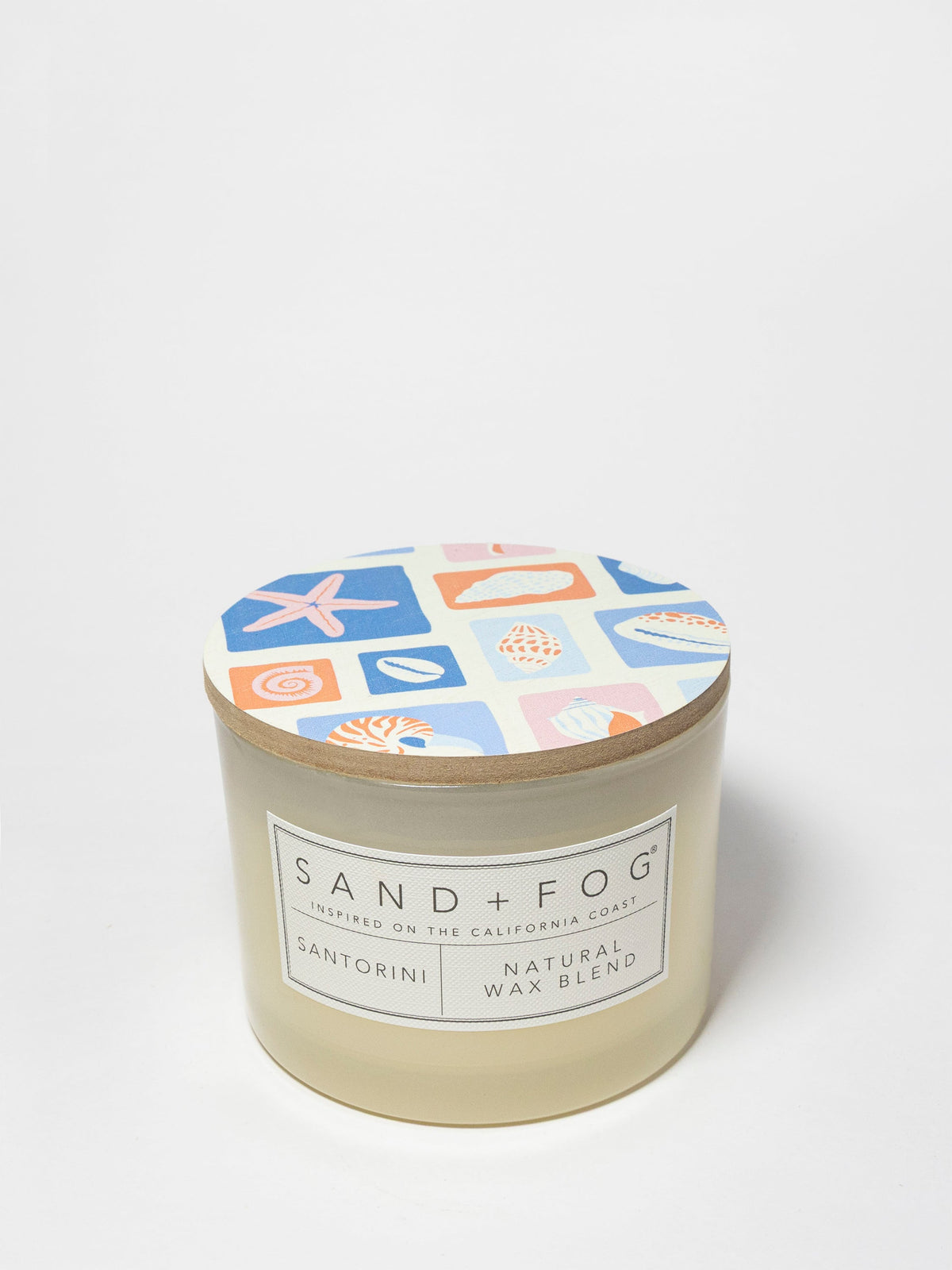 Santorini 12 oz scented candle | Shop Sand + Fog