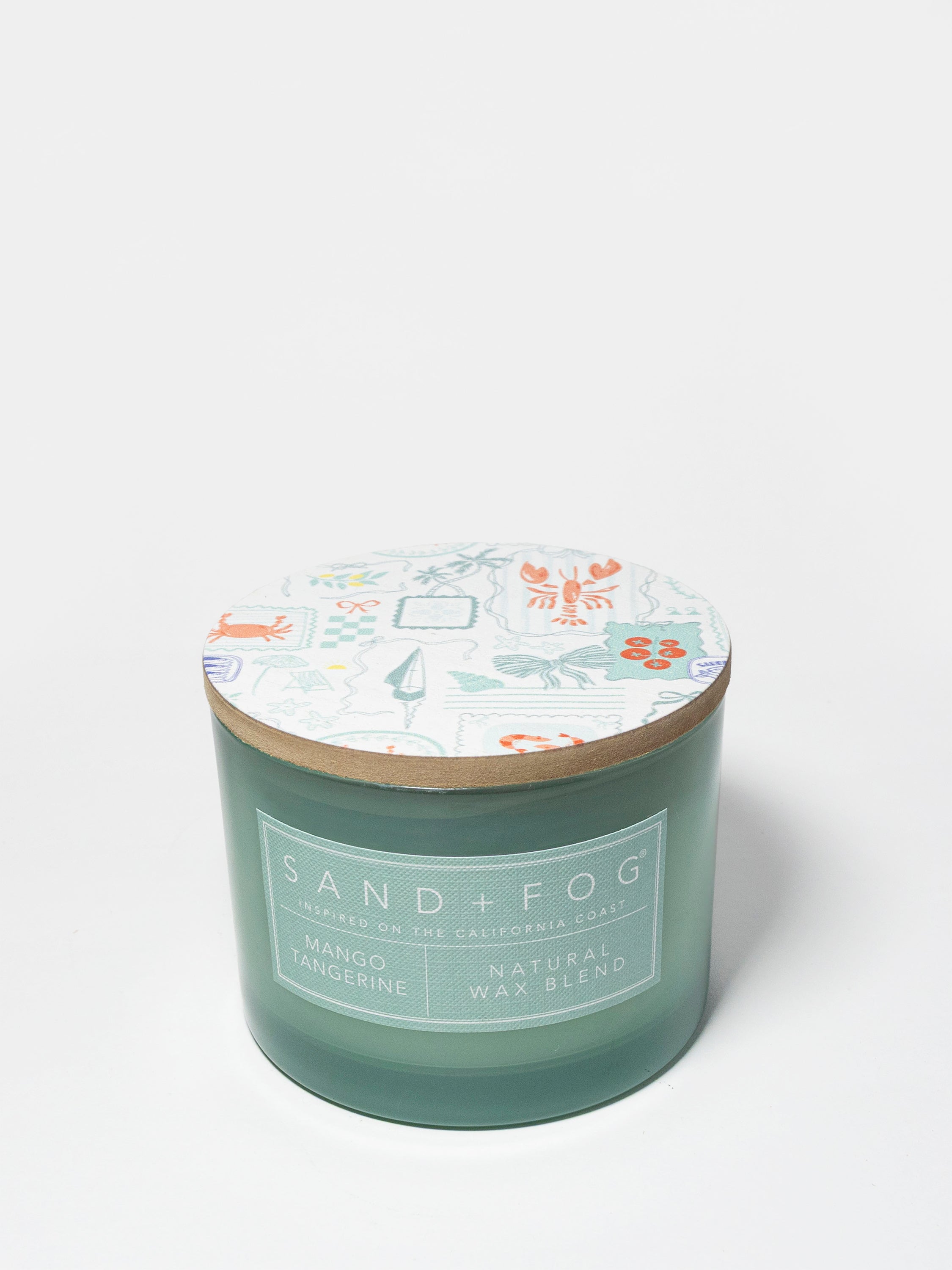 Mango Tangerine 12 oz scented candle | Shop Sand + Fog