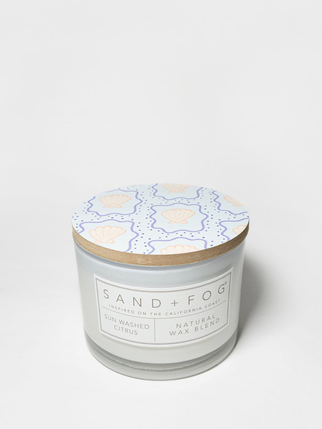 Sun Washed Citrus 12 oz scented candle | Shop Sand + Fog