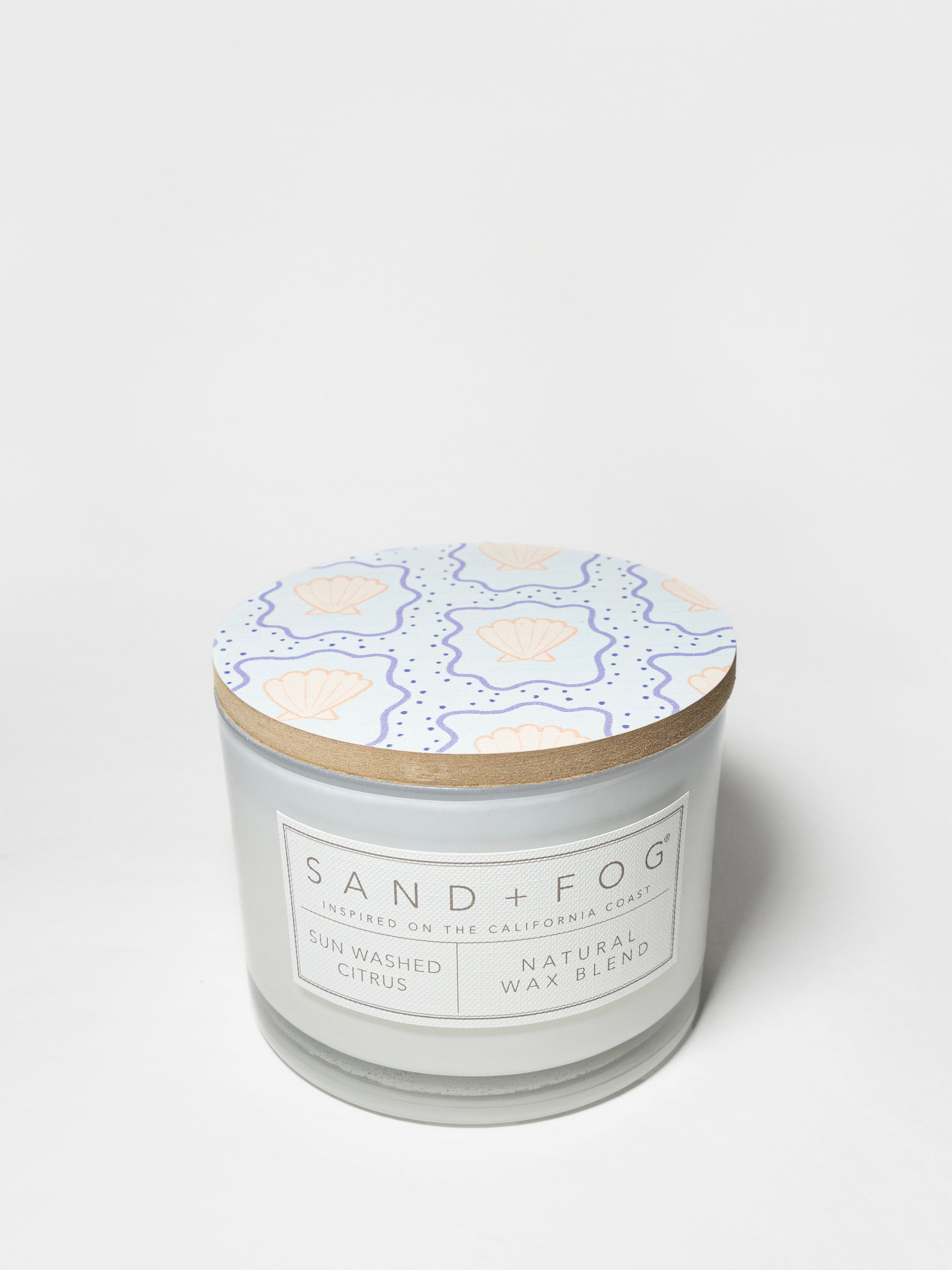 Sun Washed Citrus 12 oz scented candle | Shop Sand + Fog