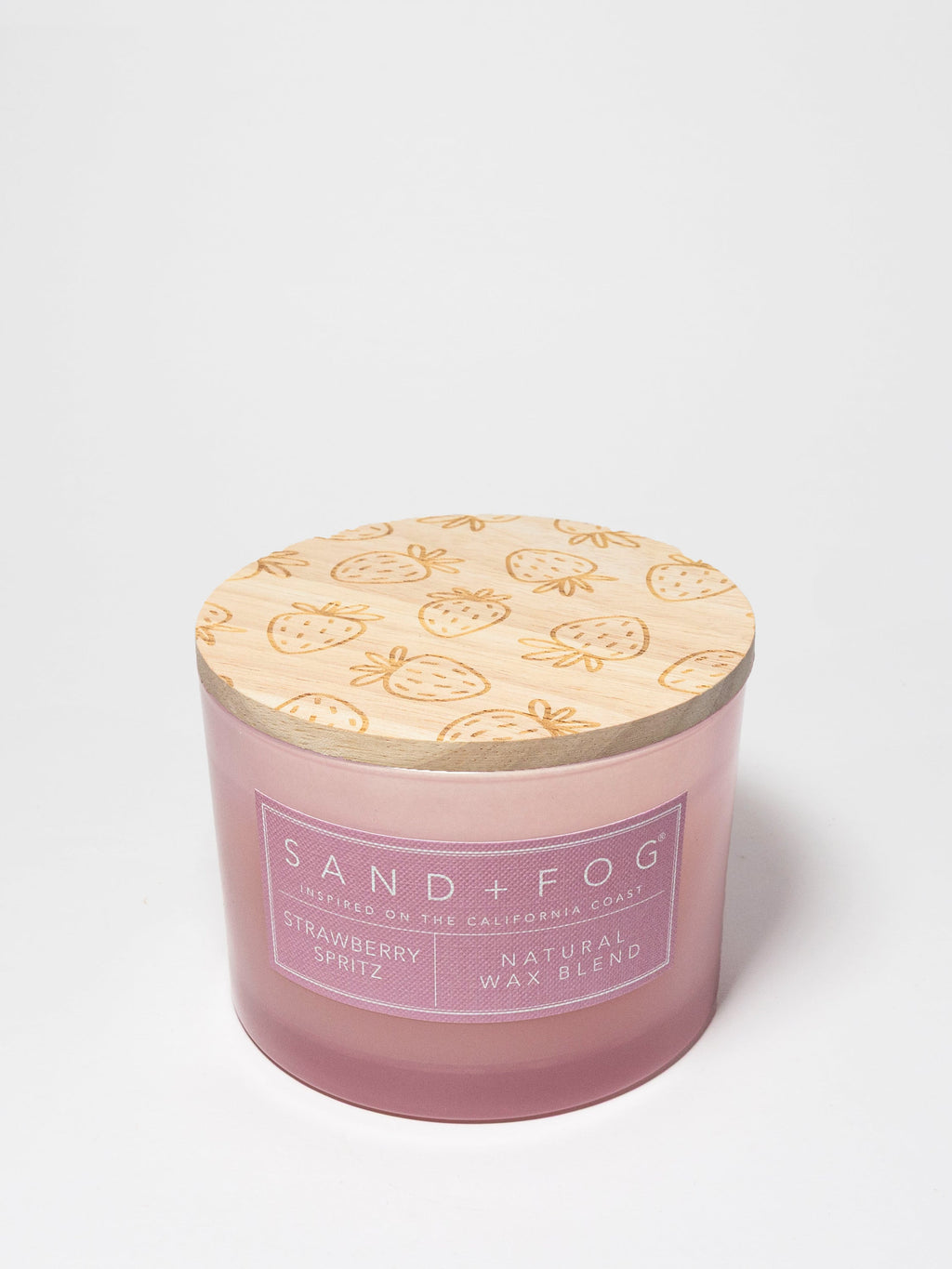 Strawberry Spritz 12 oz scented candle | Shop Sand + Fog