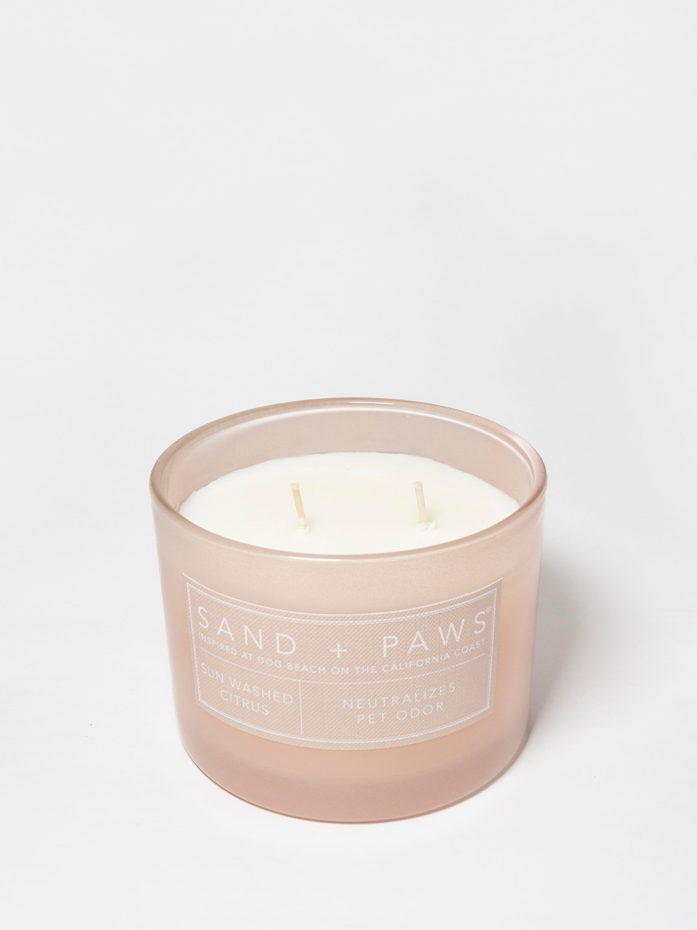 Sand + Paws Sun Washed Citrus 12 oz scented candle | Shop Sand + Paws