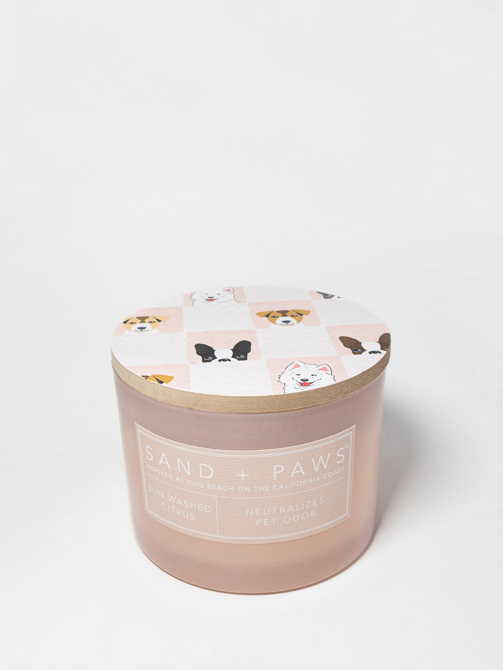 Sand + Paws Sun Washed Citrus 12 oz scented candle | Shop Sand + Paws