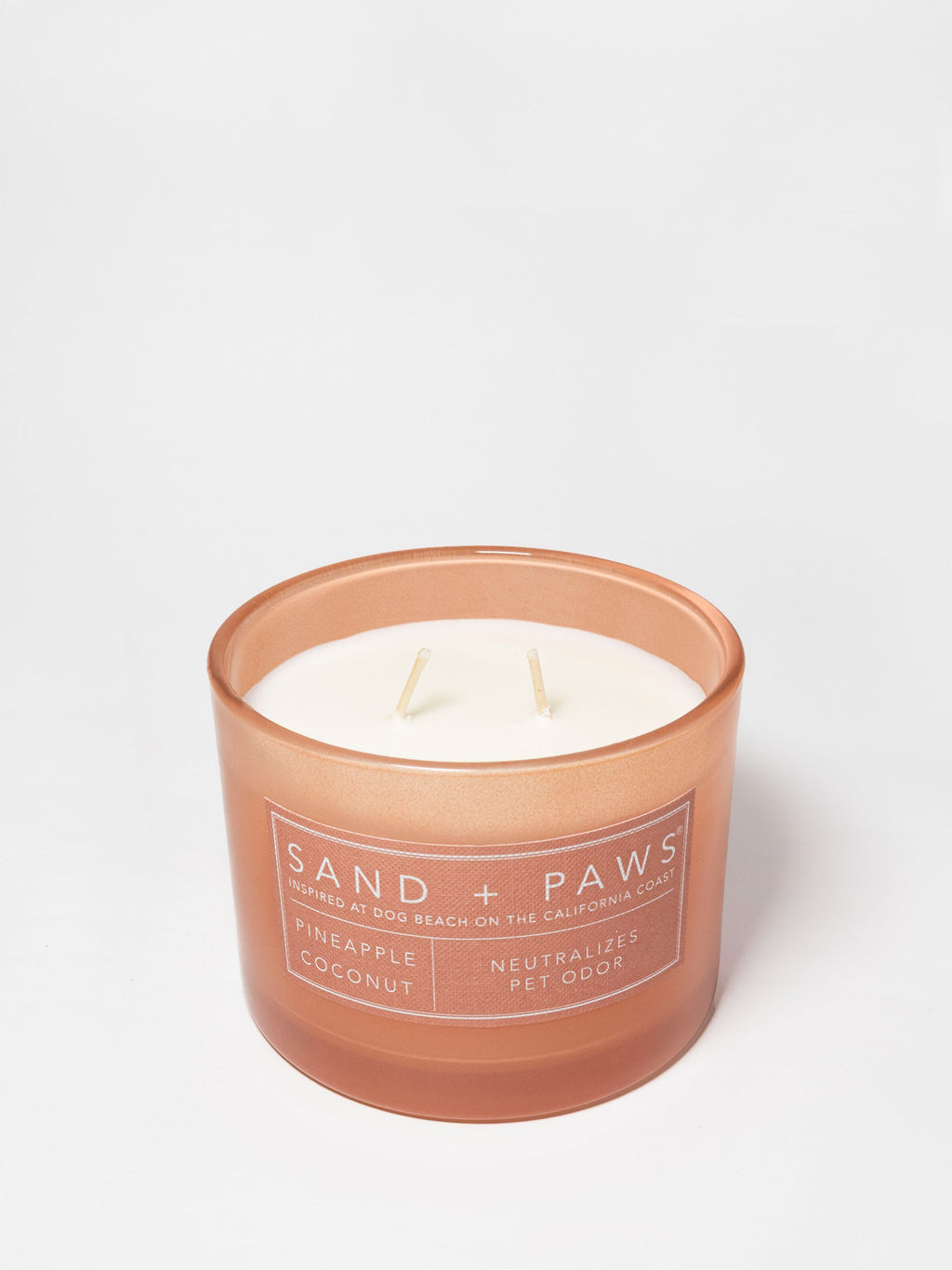 Sand + Paws Pineapple Coconut 12 oz scented candle | Shop Sand + Paws