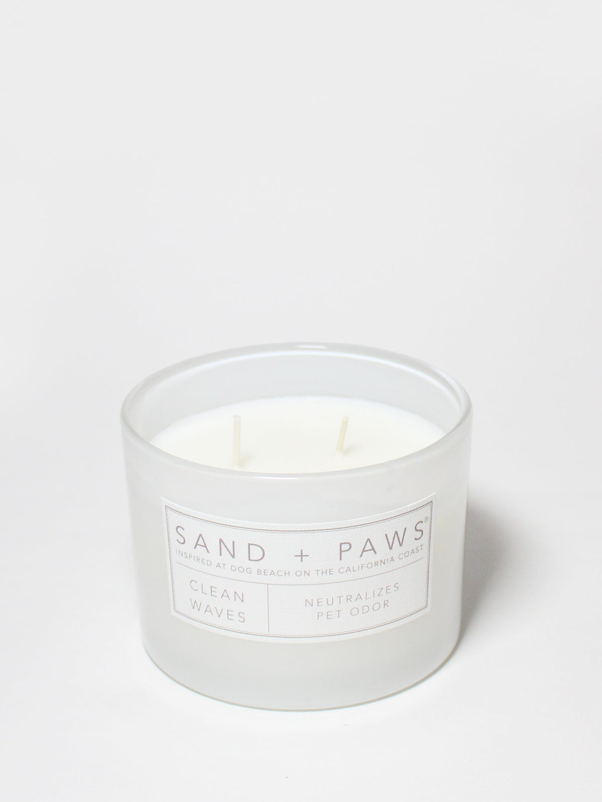Sand + Paws Clean Waves 12 oz scented candle