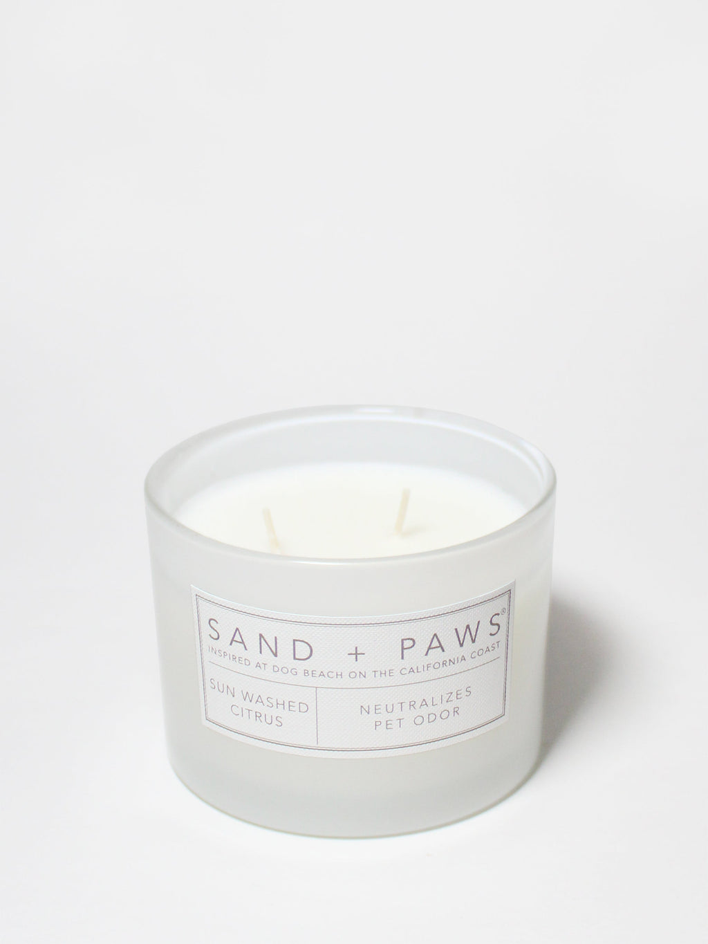 Sand + Paws Sun Washed Citrus 12 oz scented candle | Shop Sand + Paws