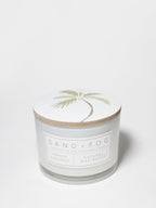 Vanilla Coconut 12 oz scented candle | Shop Sand + Fog