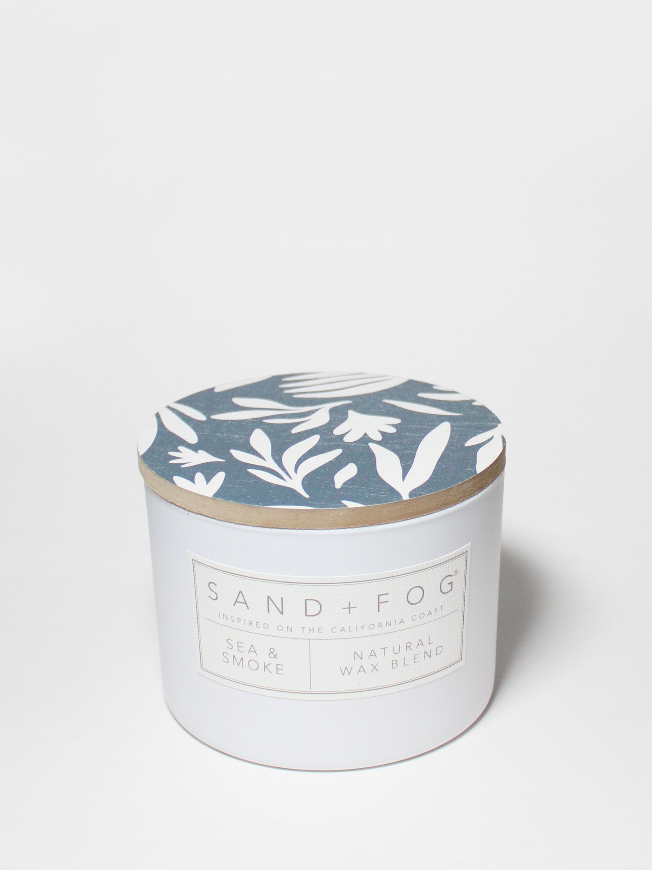 Sea & Smoke 12 oz scented candle | Shop Sand + Fog