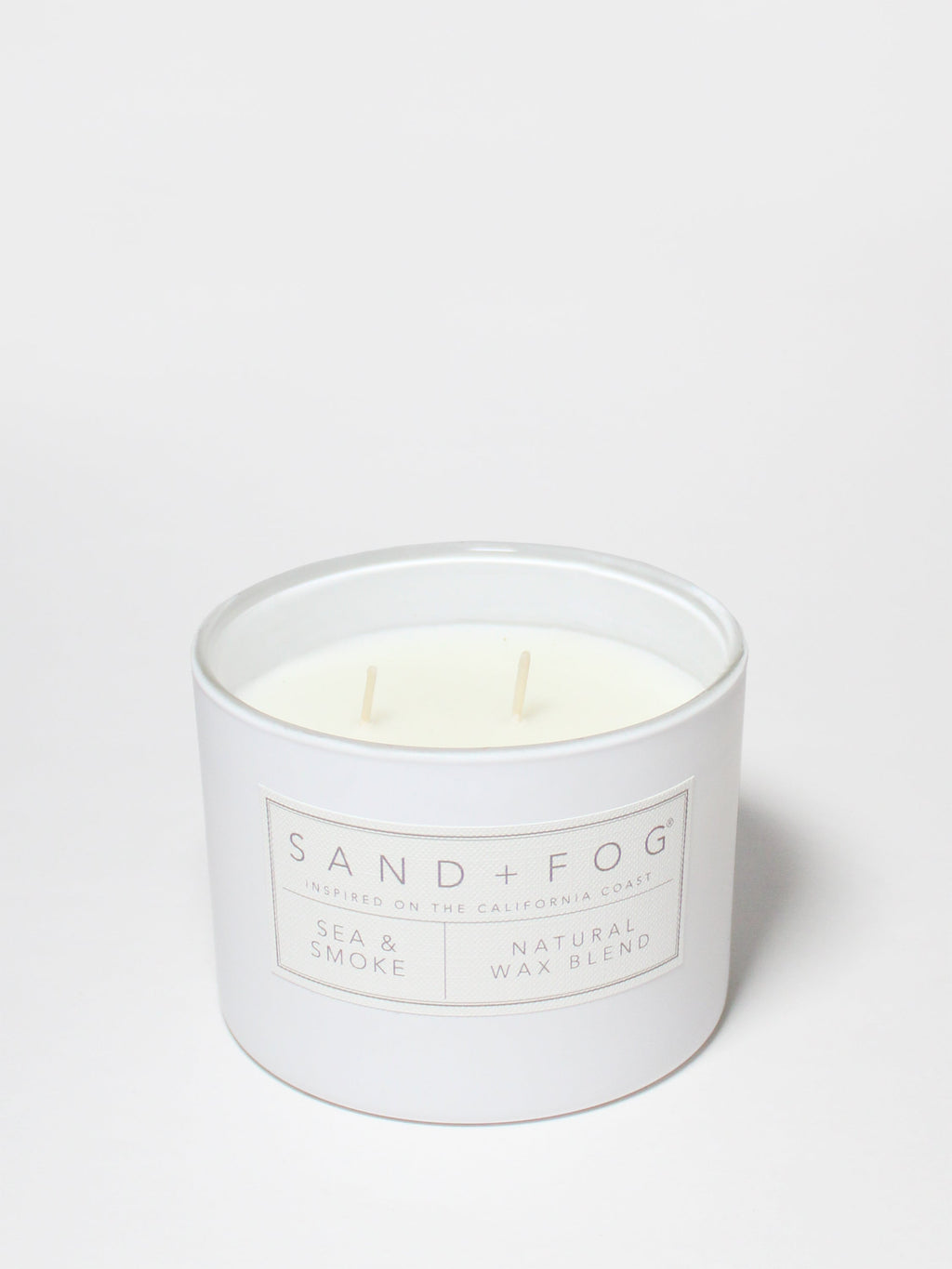 Sea & Smoke 12 oz scented candle | Shop Sand + Fog