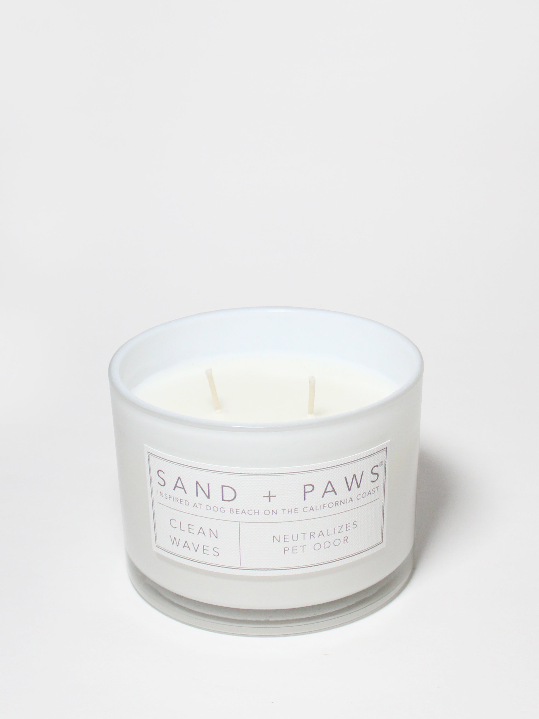 Sand + Paws Clean Waves 12 oz scented candle | Shop Sand + Paws