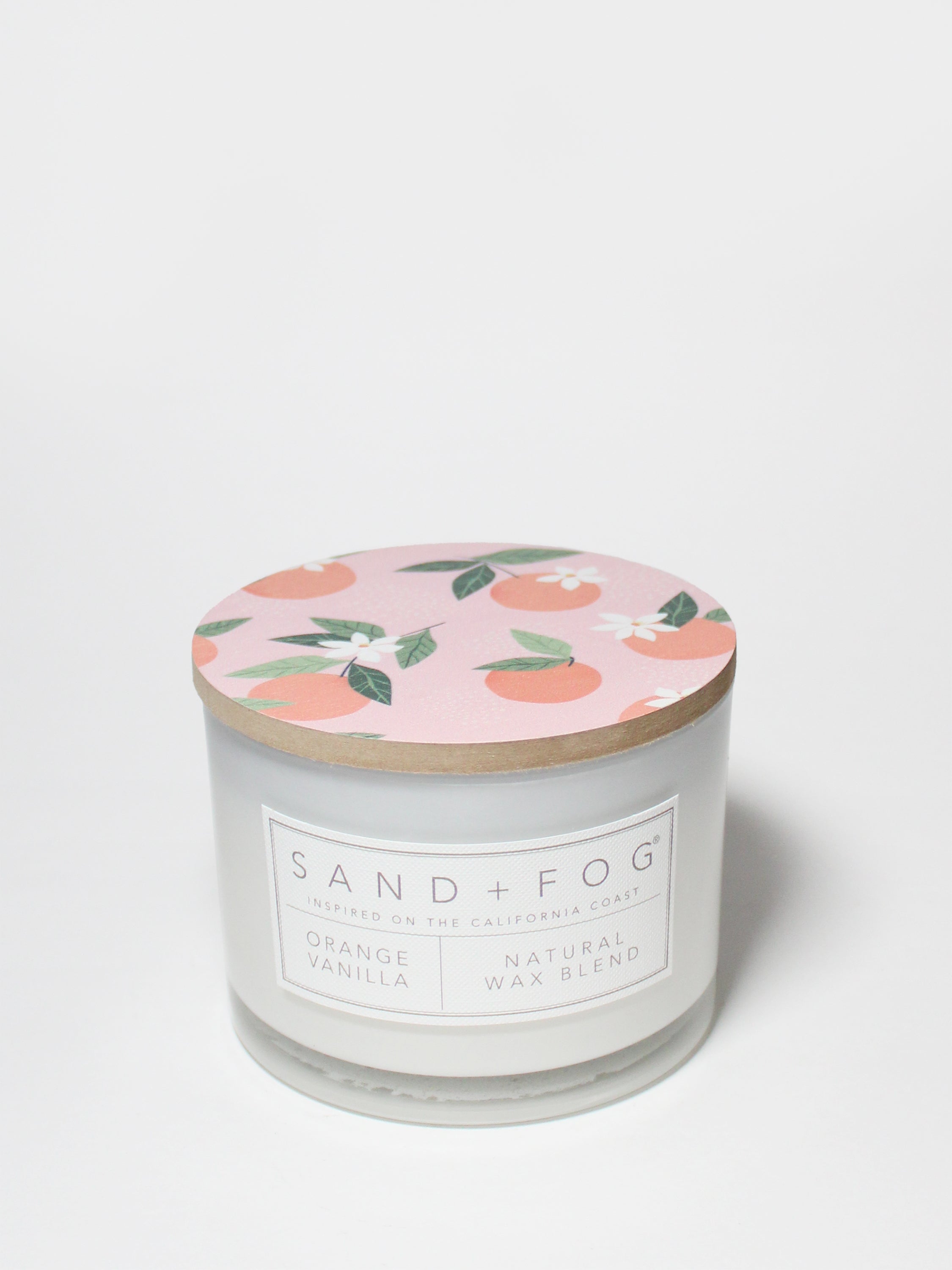 Orange Vanilla 12 oz scented candle | Shop Sand + Fog