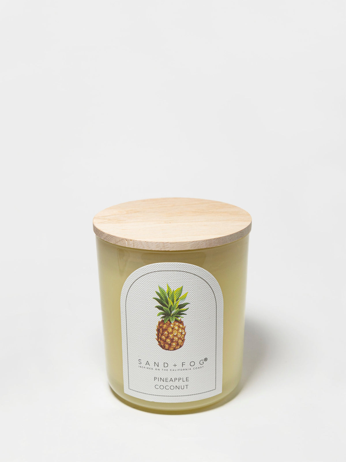 Pineapple Coconut 10 oz scented candle | Shop Sand + Fog