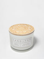 Sweet Almond 12 oz scented candle | Shop Sand + Fog