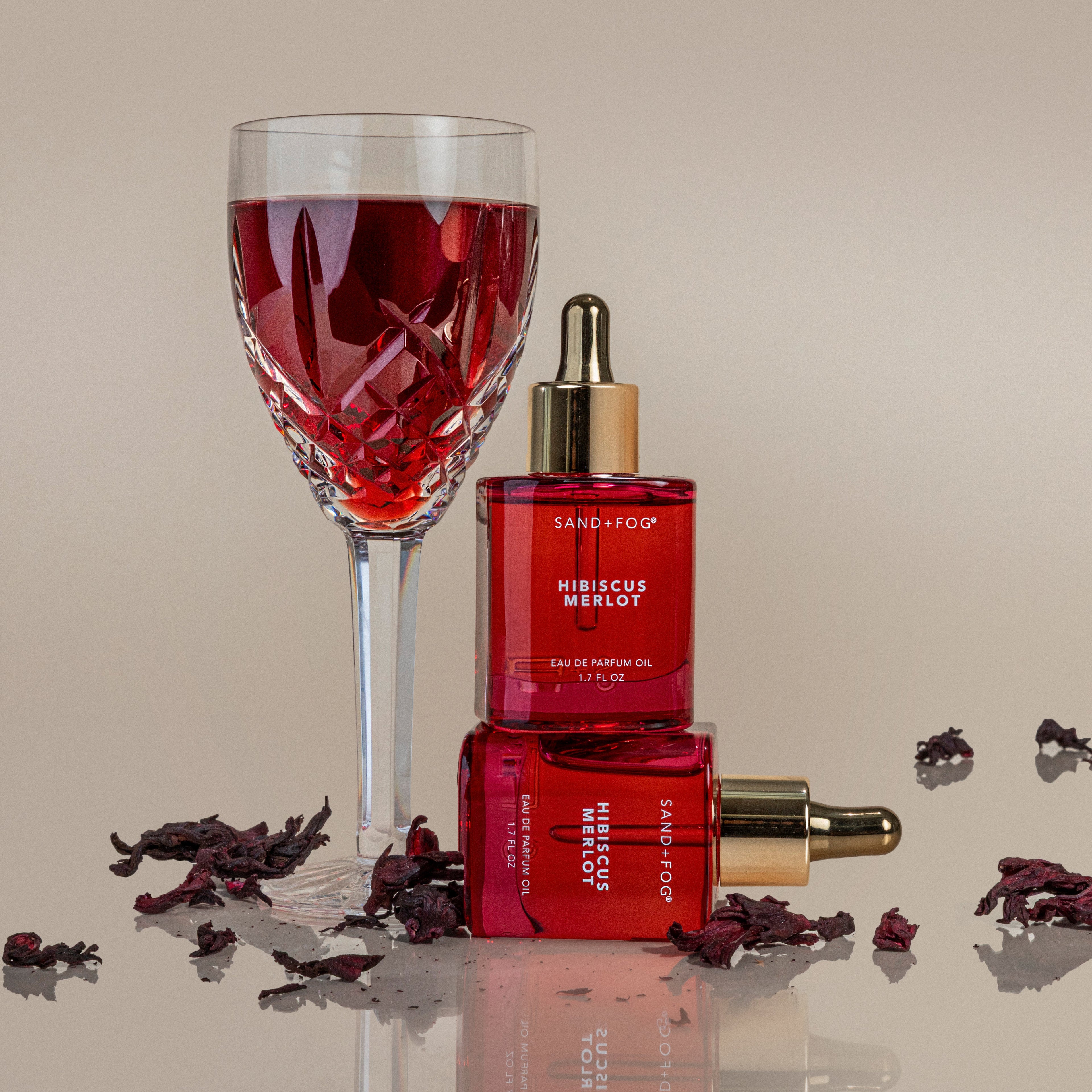 Hibiscus Merlot 50ml Perfume Oil Dropper | Shop Sand + Fog